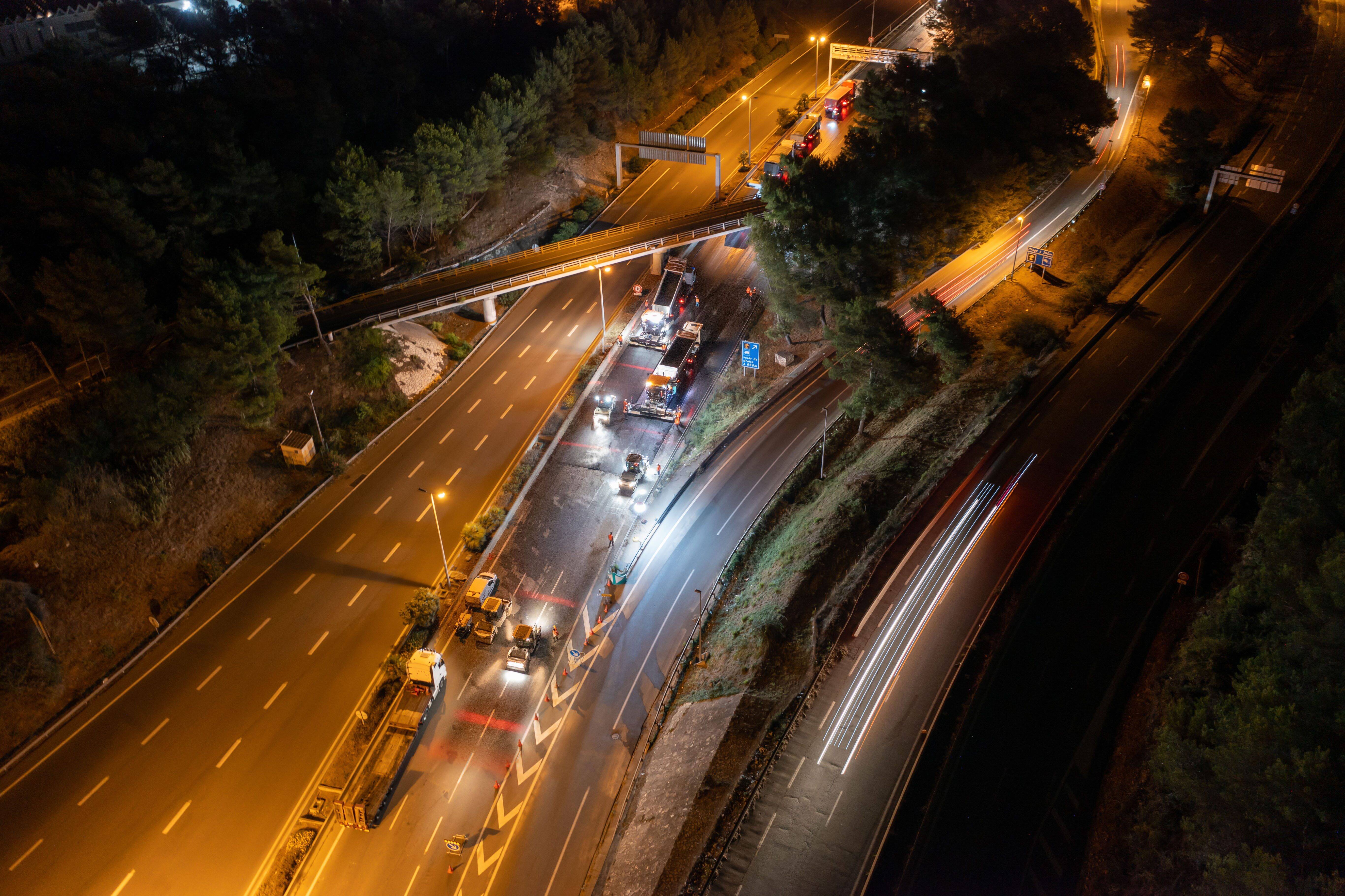 Attention, l'autoroute A8 ferme partiellement pour trois nuits en raison de travaux