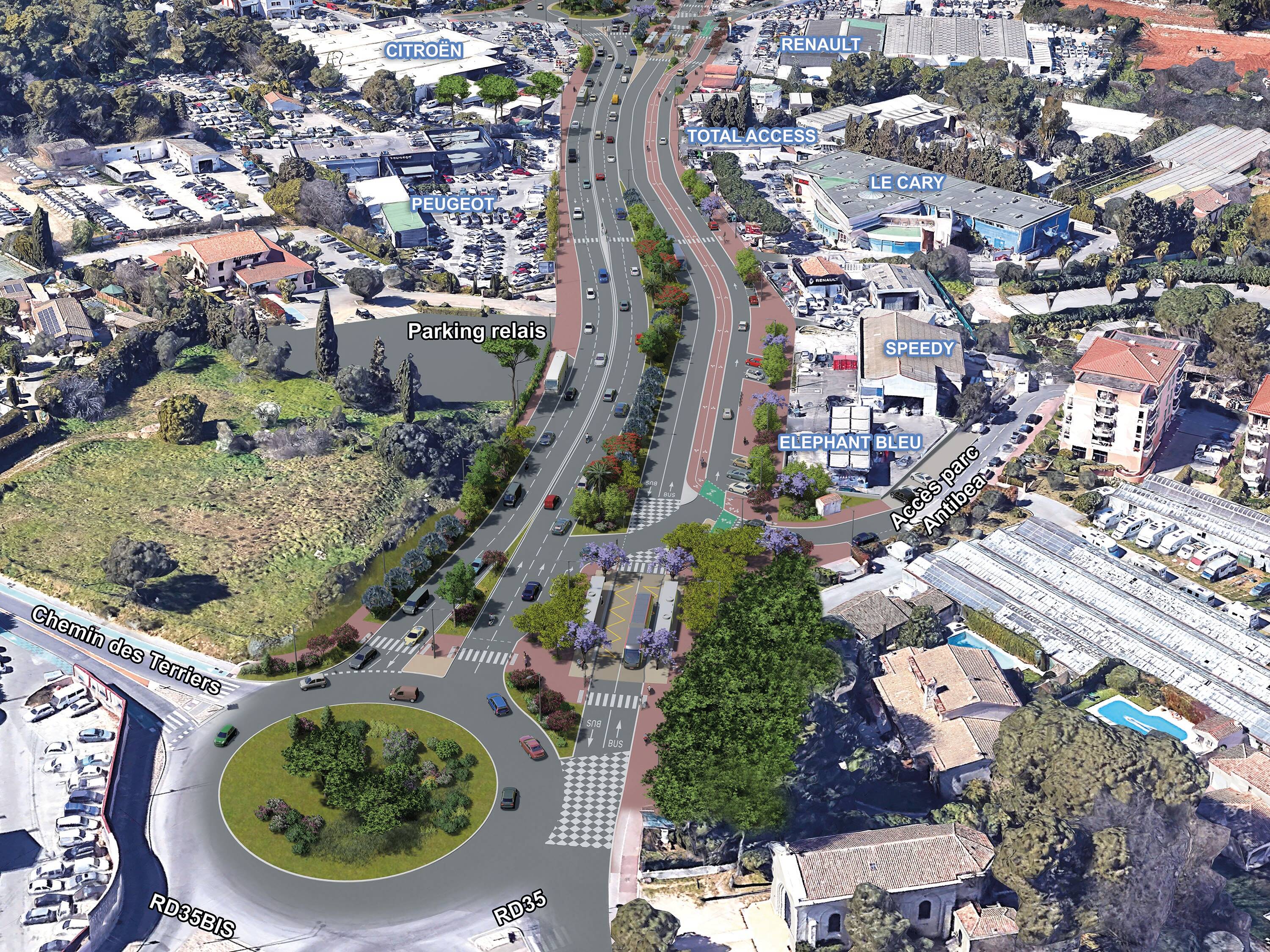 Travaux bus-tram: on fait le point sur les objectifs et impératifs de la Communauté d'agglomération Sophia Antipolis