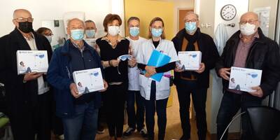 Six casques spéciaux contre la douleur offerts au centre hospitalier de la Dracénie
