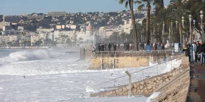 Des vagues de trois mètres de hauteur: Nice frappée par un coup de mer inédit mercredi
