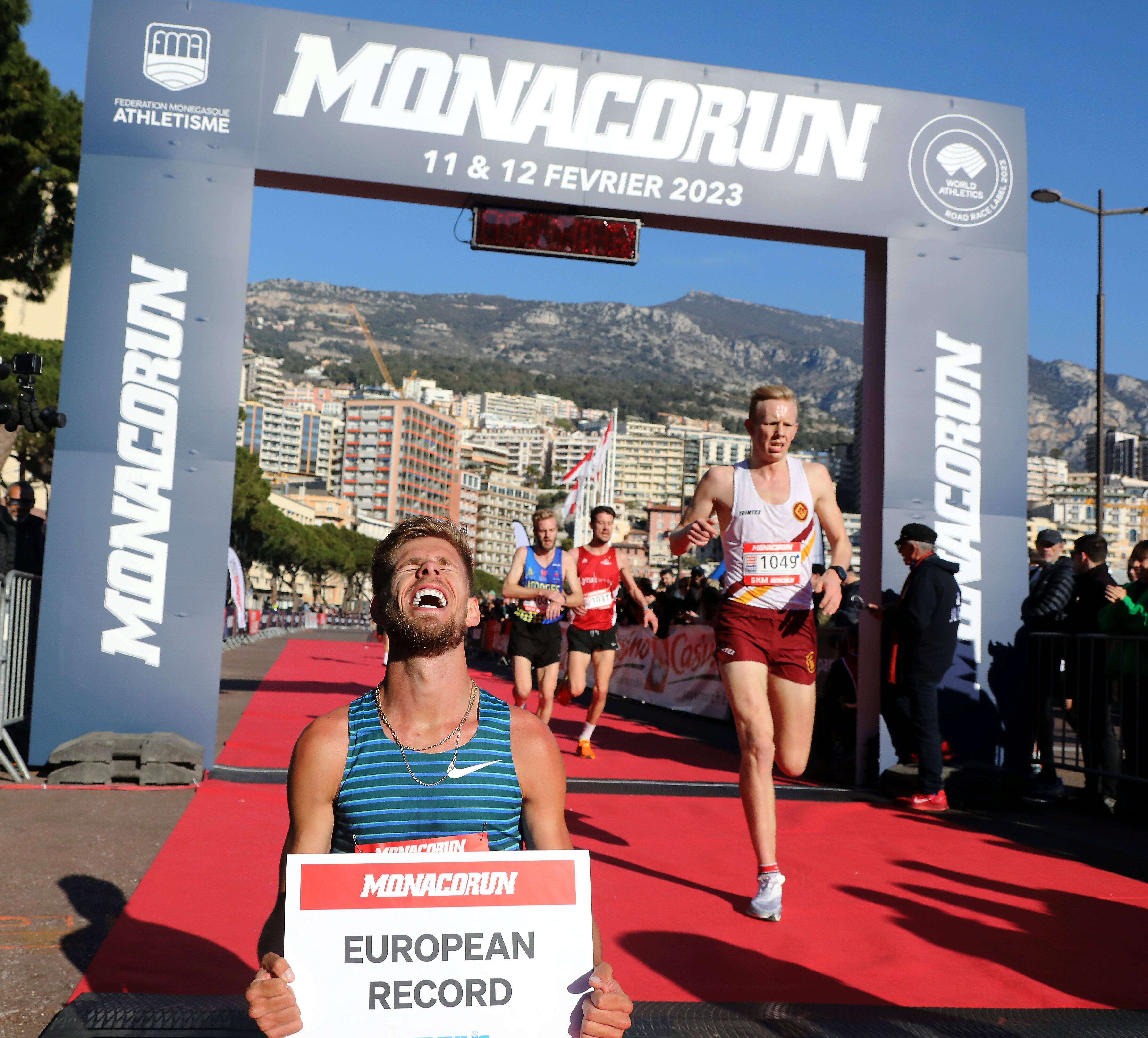 Monaco Run: Jimmy Gressier s'offre le record d'Europe du 5 km à Monaco en... 13'12'' !