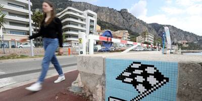 Space Invaders: le pixel art de retour dans les rues de Menton
