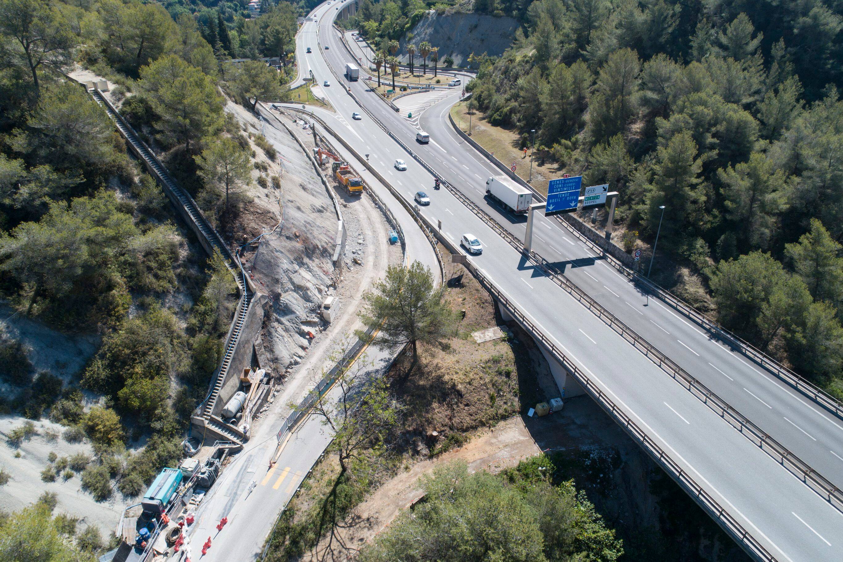 Tout ce qu'il faut savoir sur le titanesque chantier d'élargissement de la bretelle de Menton dans le sens Italie-Nice