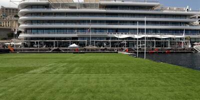 A quoi va servir cette pelouse flottante installée devant le Yacht-club de Monaco?