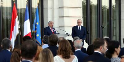 L'ambassadeur de France à Monaco prononce son discours d'adieux lors du 14-juillet