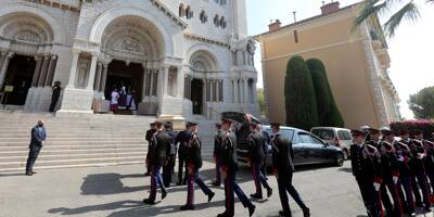L'ultime hommage au carabinier Sylvain Panizzi à Monaco, décédé lors d'un accident en parachute