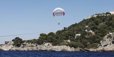 Grâce à un parachute ascensionnel, il est désormais possible de survoler le littoral à Toulon