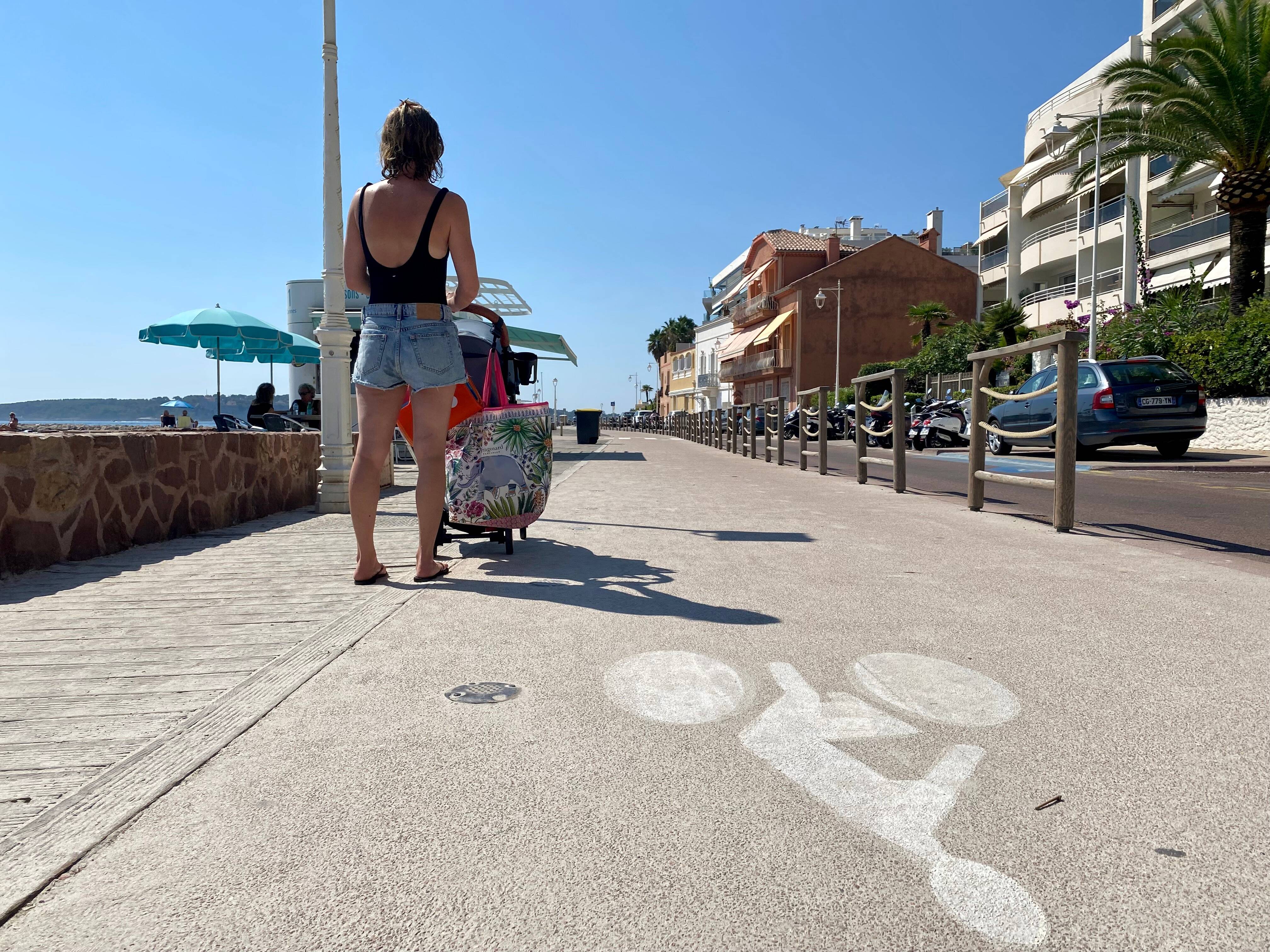 Un sol esthétique mais pas pratique sur le boulevard Gazagnaire à Cannes selon les usagers