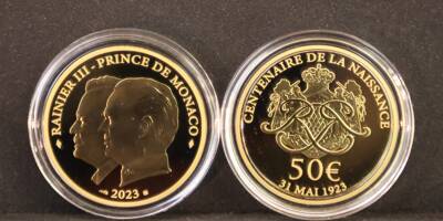Avis aux collectionneurs, Monaco vient de frapper une pièce de 50 ¬ en or à l'effigie du prince Rainier III