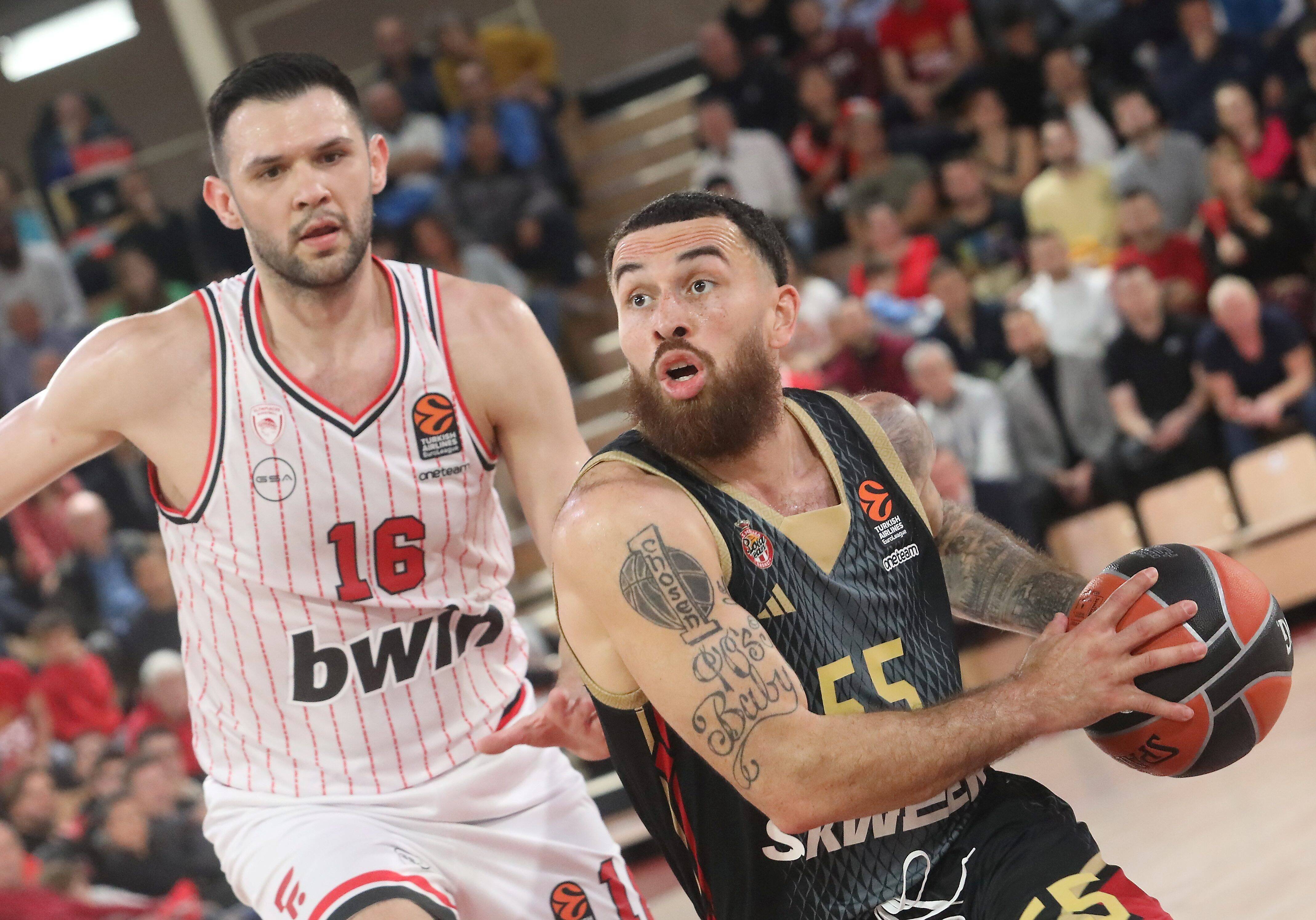 Euroligue: Trois dernières minutes d'anthologie, et Monaco s'impose face à l'Olympiakos