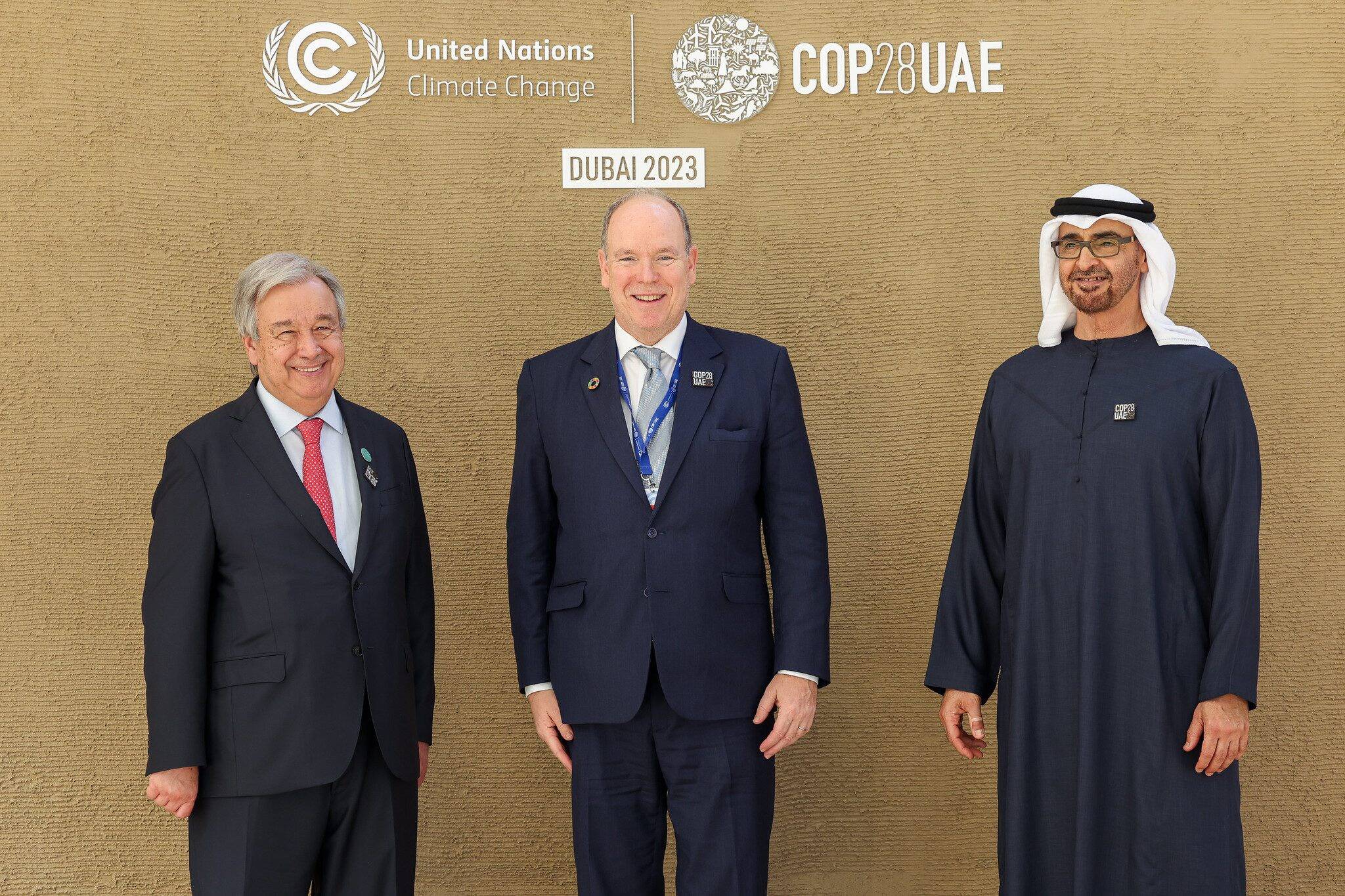"Revoir à la hausse notre engagement climatique": le prince Albert II affiche ses ambitions au premier jour de la COP28 à Dubaï