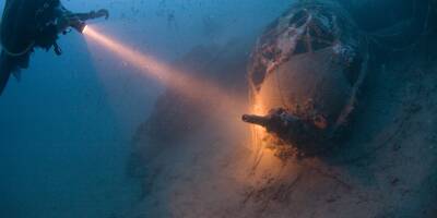 Un avion de guerre à 60 mètres sous l'eau au large de Roquebrune-Cap-Martin