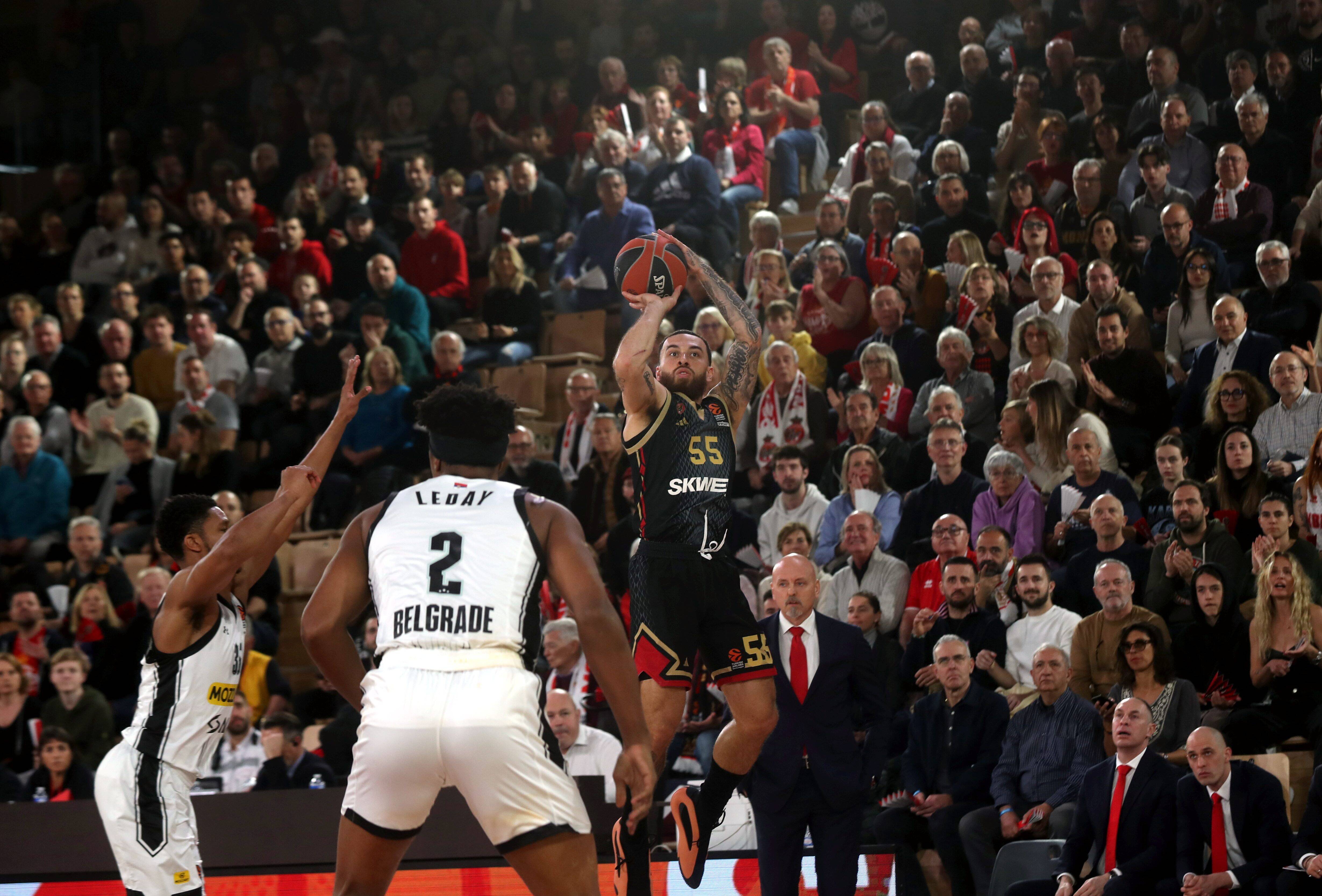 Basket: après la victoire face au Partizan Belgrade, Mike James devient le 2e meilleur marqueur de l'histoire de l'Euroligue