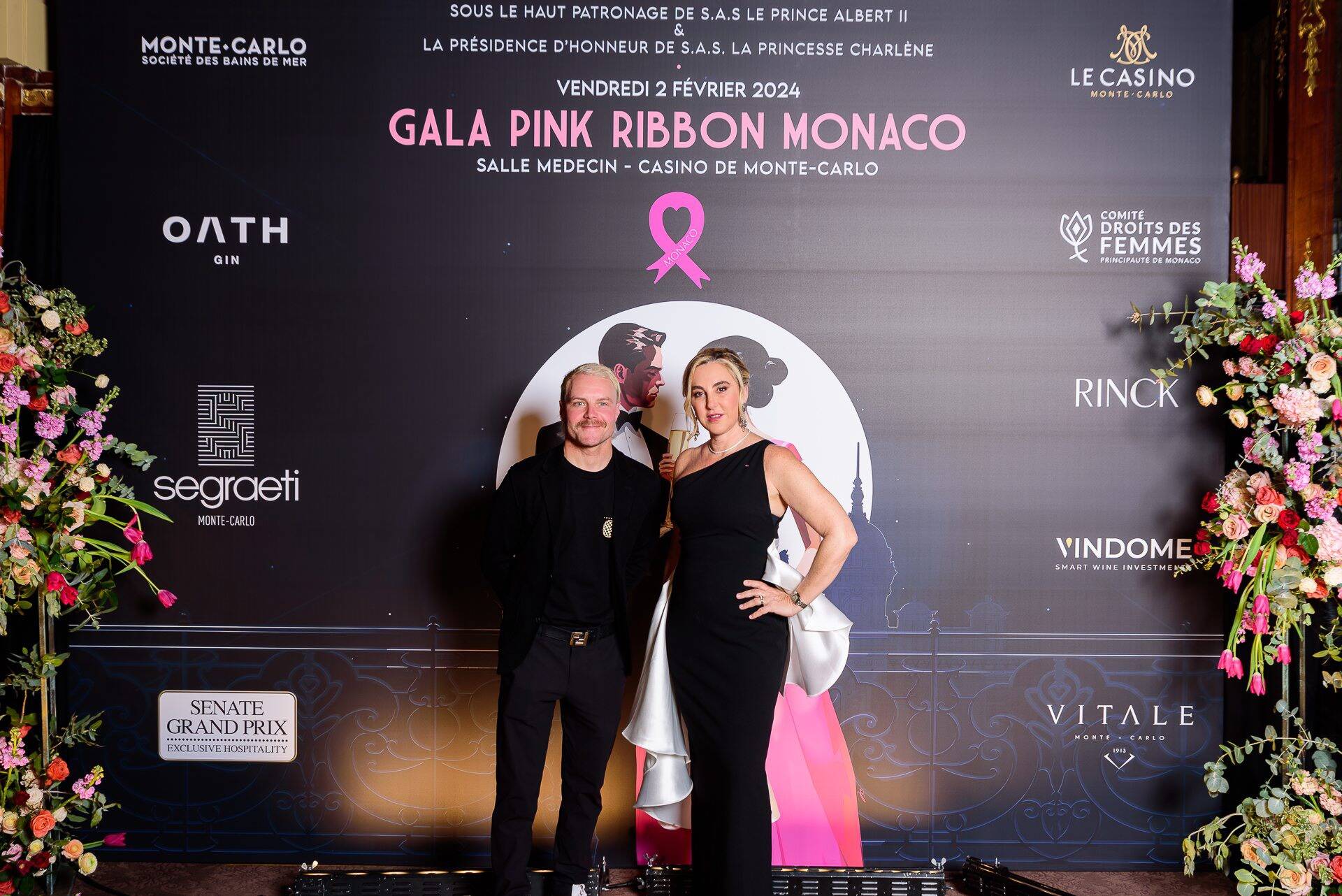 Pink Ribbon: le pilote F1 Valtteri Bottas apporte son soutien à la marche de sensibilisation au cancer du sein ce dimanche à Monaco