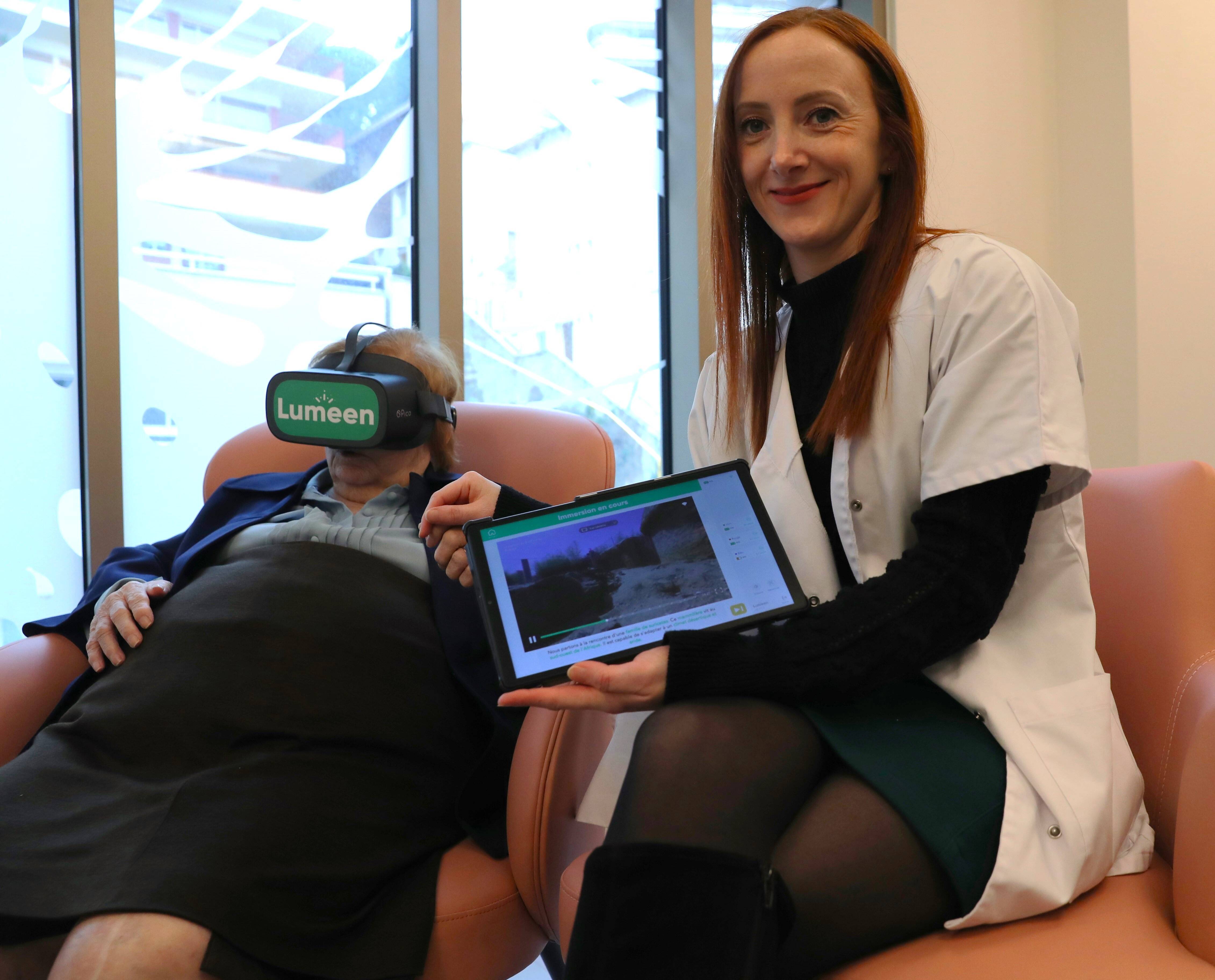 Quand la réalité virtuelle aide à soigner les seniors en Ehpad à Monacp