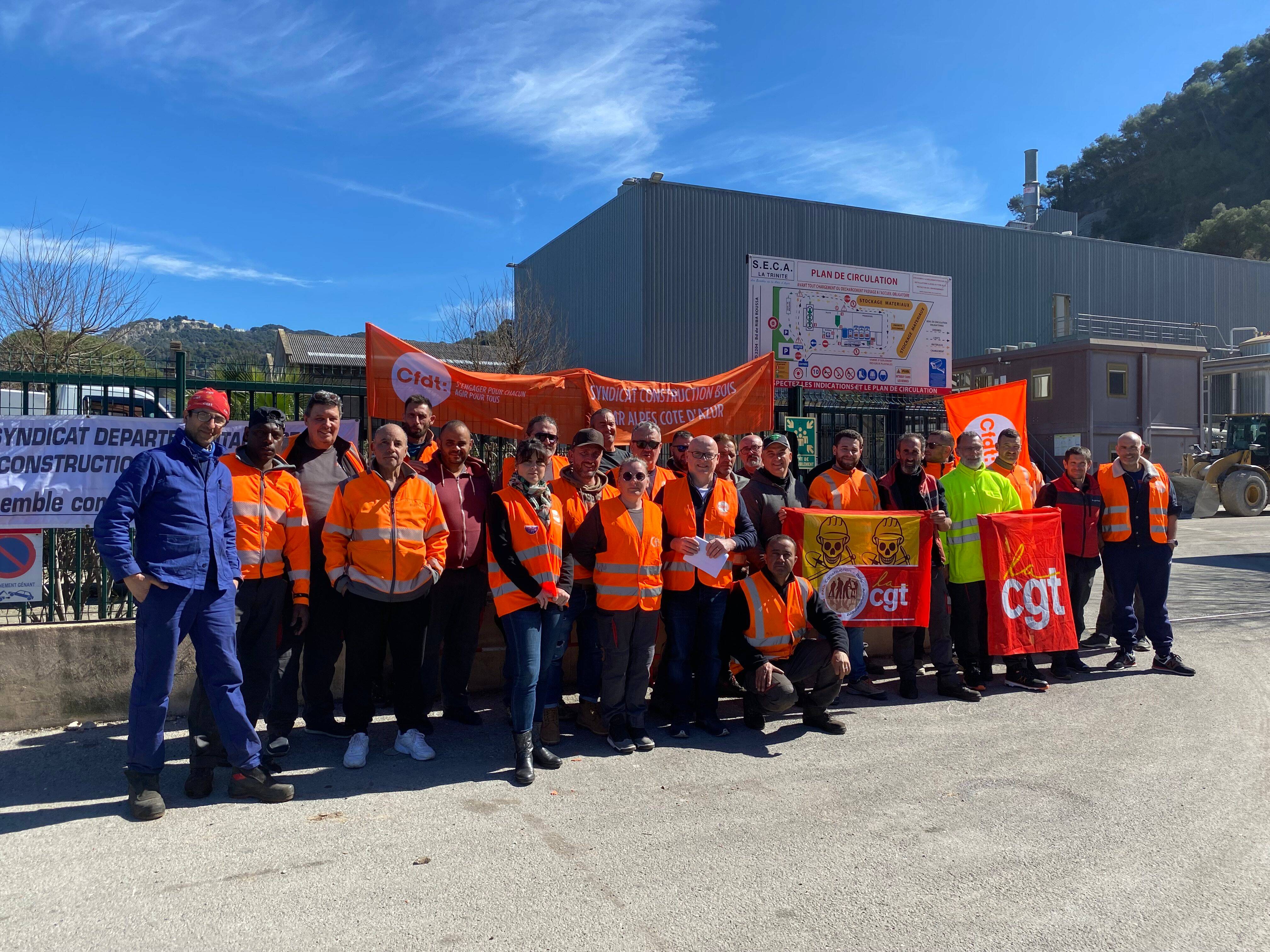 "L'inflation qui impacte le Sud est balayée de la main": les salariés d'Eiffage en grève ce mardi à La Trinité