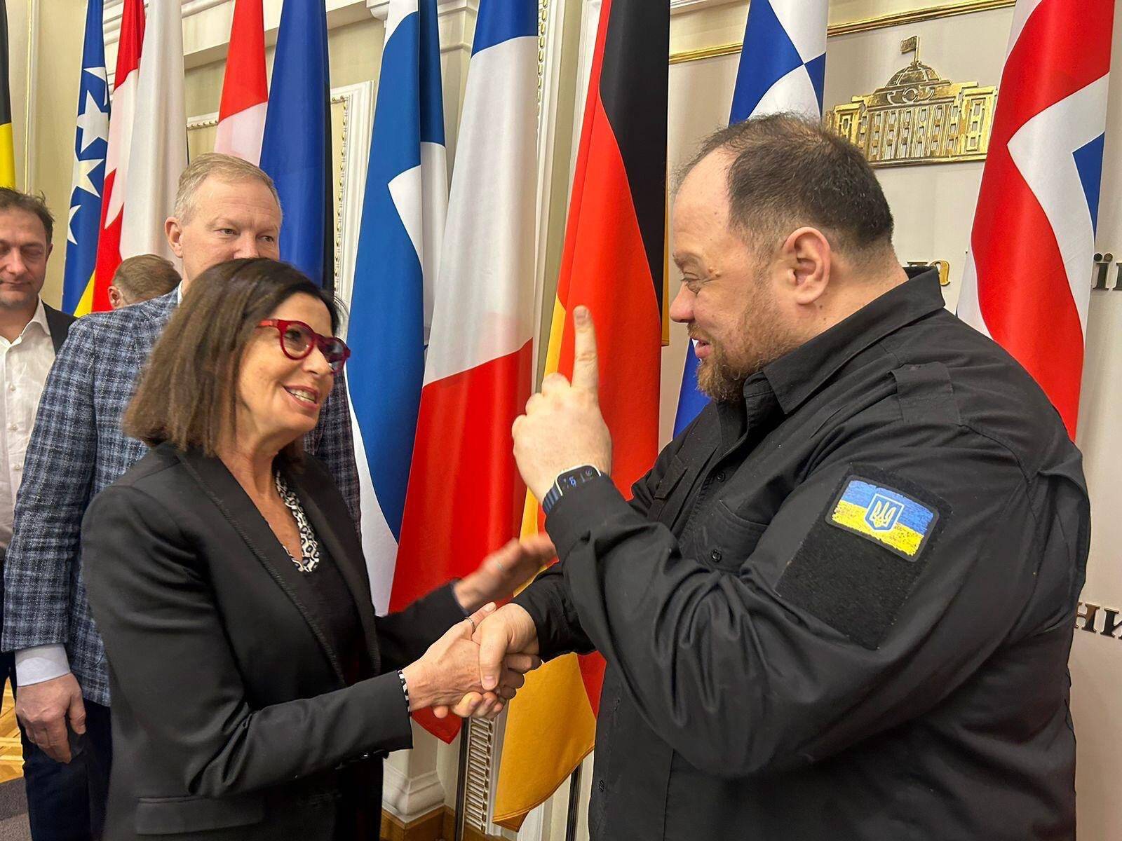 La cheffe de délégation des élus monégasques au Conseil de l'Europe s'est rendue à Kiev pour soutenir ses homologues