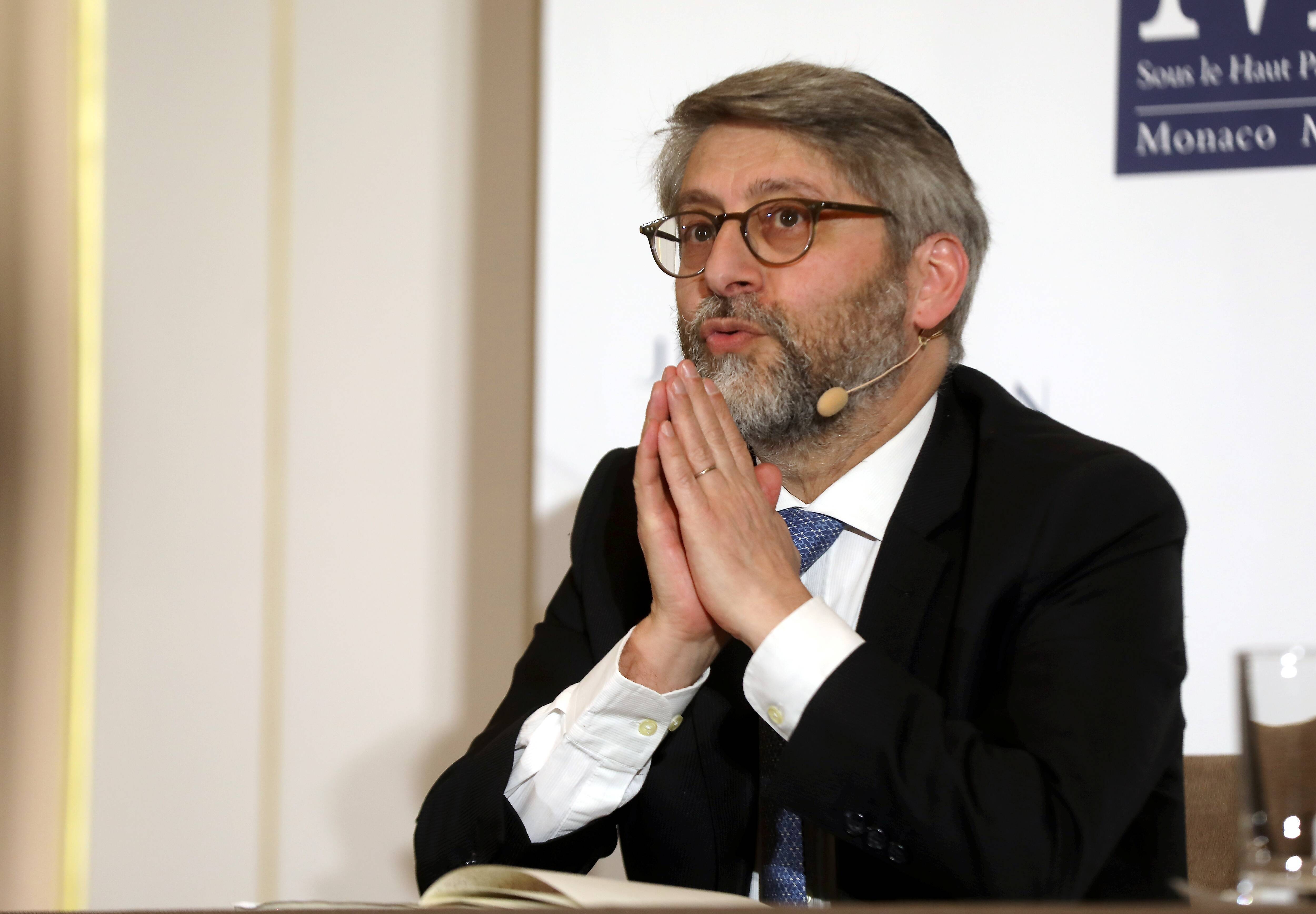 "Je trouve la décroissance pathétique" : en visite à Monaco, le grand rabbin de France a donné une conférence sur l'écologie et la Bible