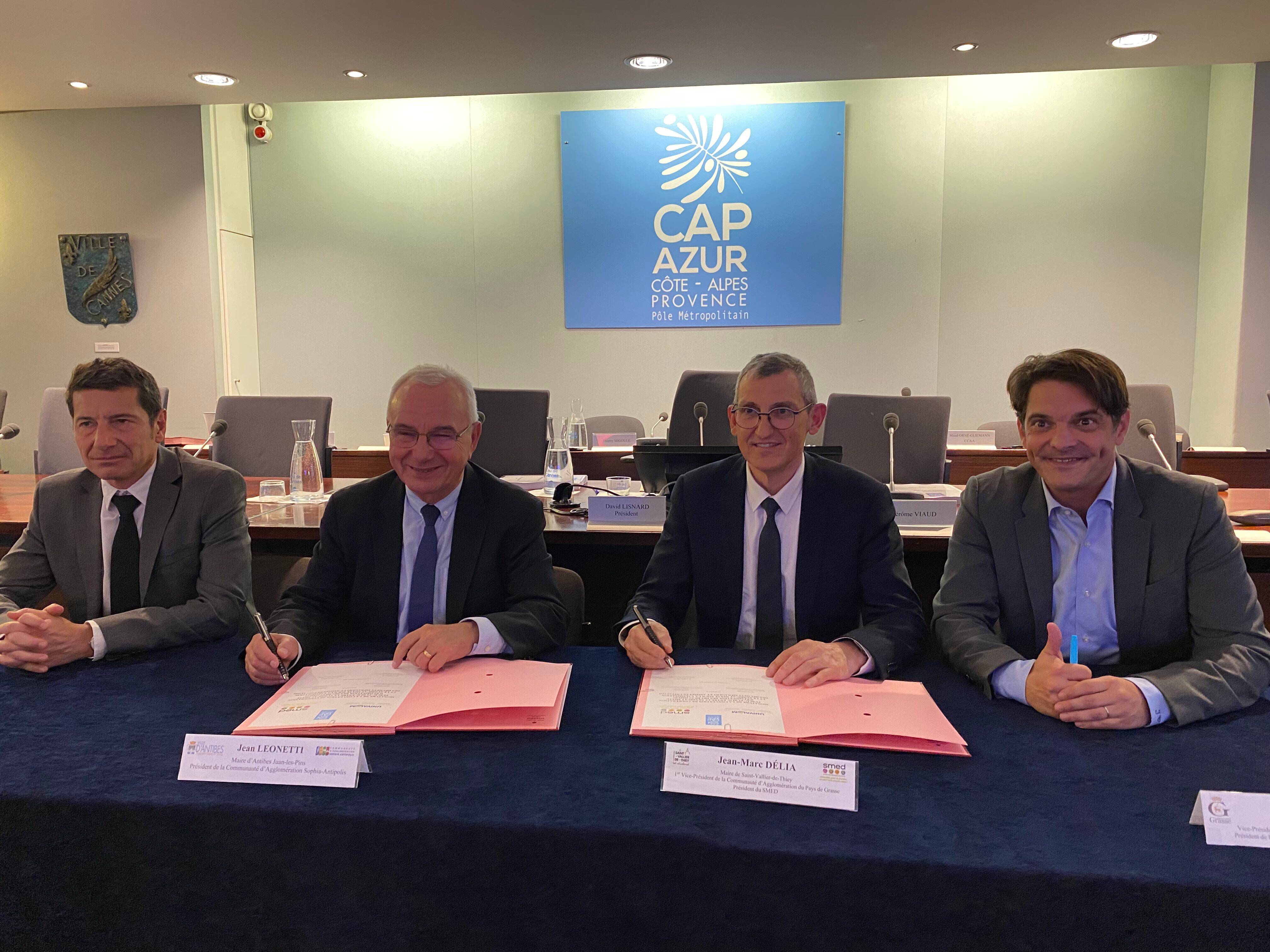 Grâce à cette convention, l'Ouest des Alpes-Maritimes n'aura plus besoin de faire appel à une société privée pour la gestion de ses déchets