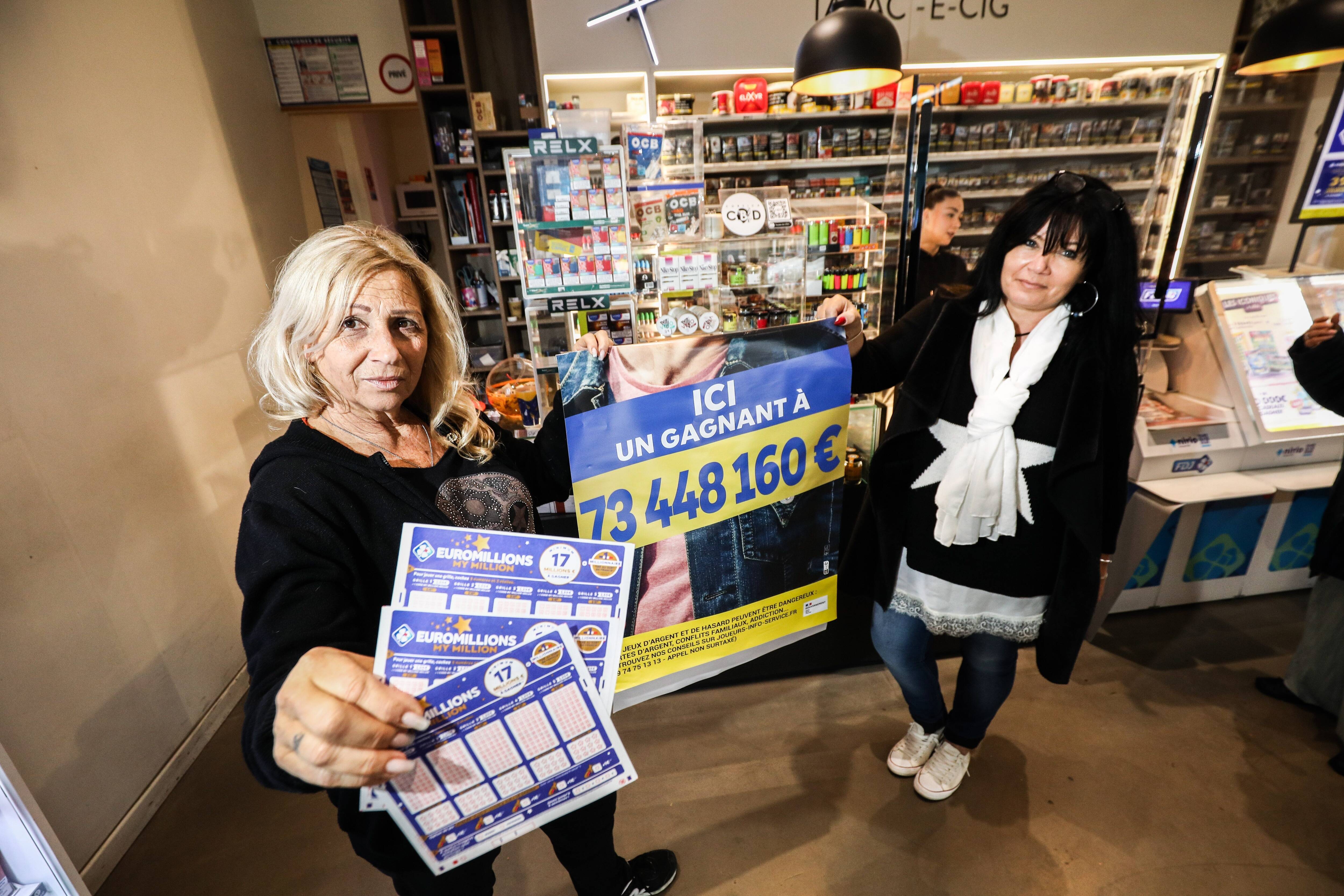 Gain historique de 73 millions d'euros remporté dans le Var: les clients du bureau de tabac aimeraient "savoir qui a gagné"