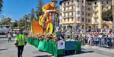 Ce char de la 90e Fête du citron a fait sensation à Sanremo