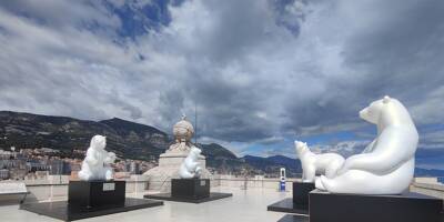Des oeuvres monumentales ont pris place sur le toit du Musée océanographique de Monaco