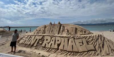 Le festival de sculptures sur sable de retour dans le Var