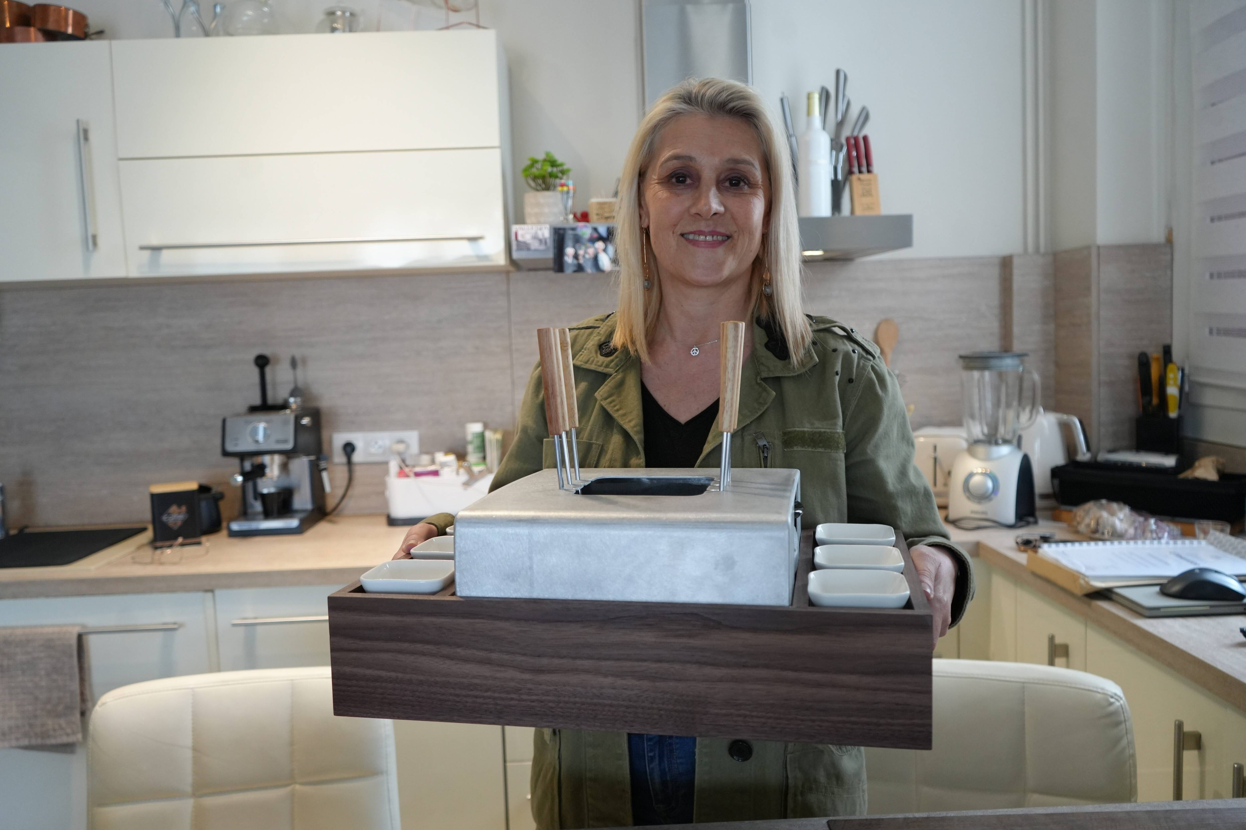 Avec son appareil à fondue sans fil, Nolwenn Trungadi porte les couleurs Monaco au concours Lépine