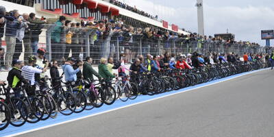 Après 50 ans d'absence, 2.000 compétiteurs ont redonné vie au Bol d'Or vélo sur le circuit Paul Ricard au Castellet