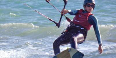 L'Azuréenne Céline Snaidero décroche le record du monde féminin de kite surf
