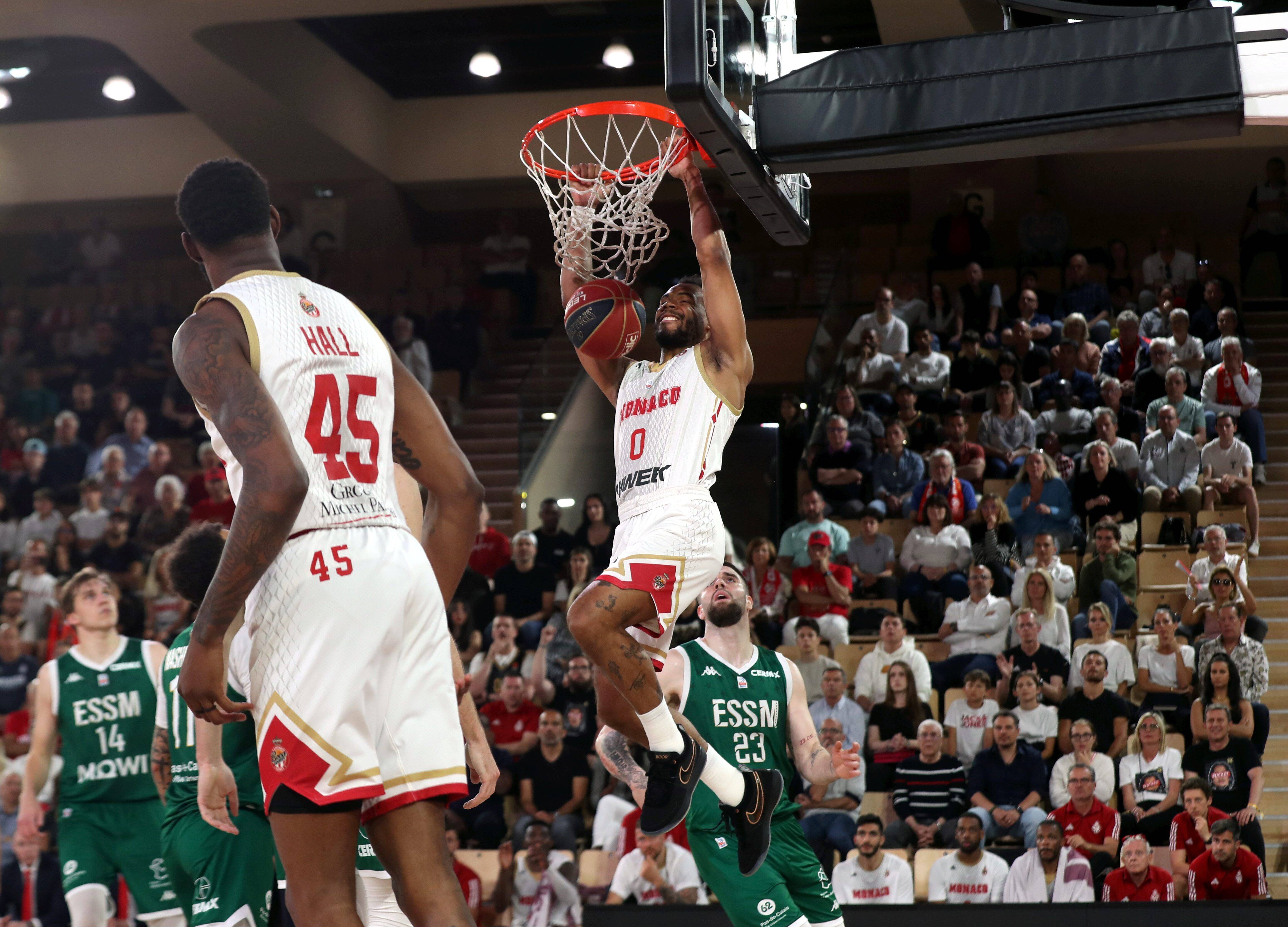 Betclic Elite: l'AS Monaco l'emporte sur le Portel en match aller des quarts de finale