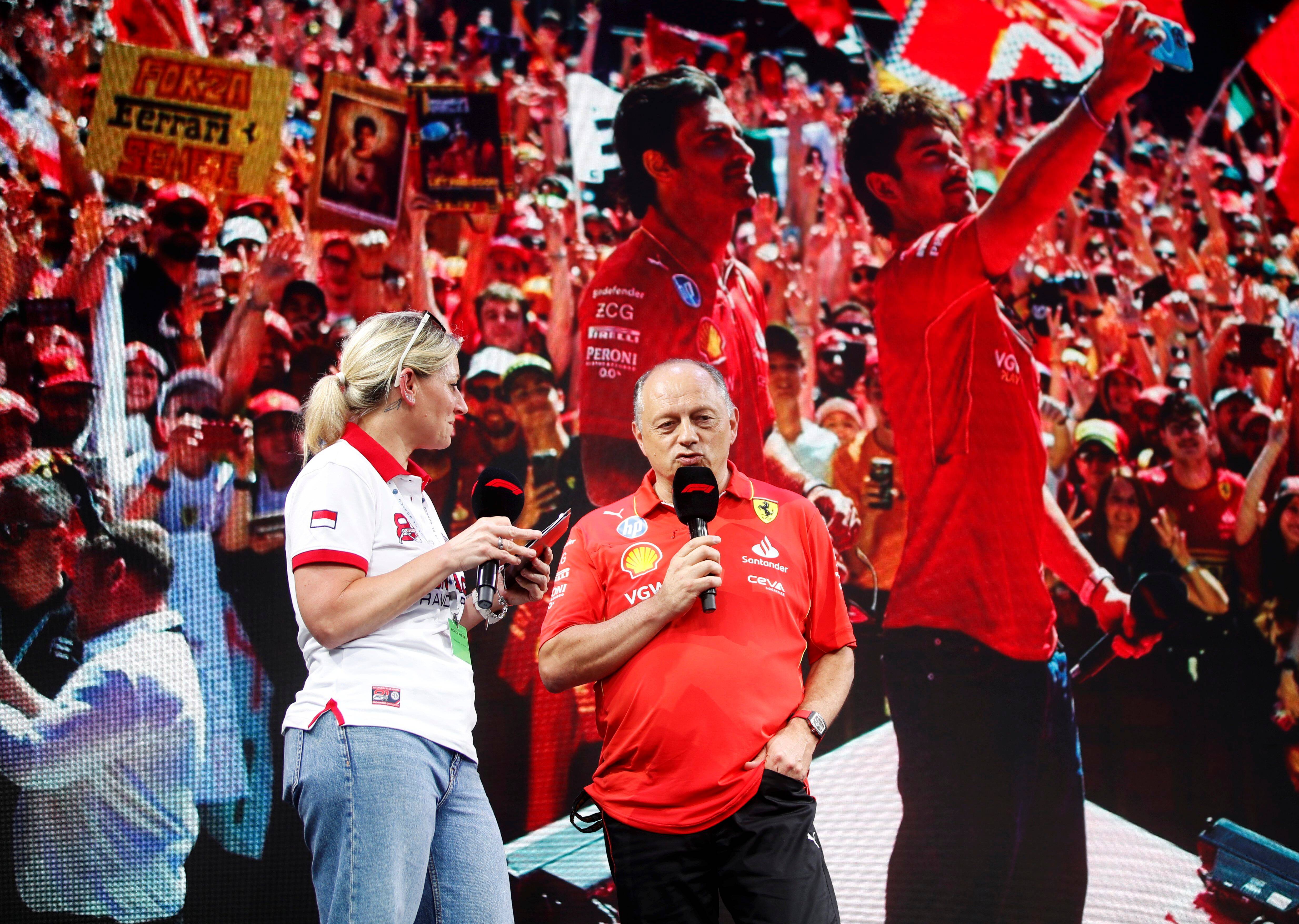 "Il ne faut pas se disperser": le patron de la Scuderia Ferrari évoque les ambitions de l'écurie pour le 81e Grand Prix de Monaco