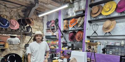 Il ouvre un atelier de chapeau dans son village natal de la Côte d'Azur
