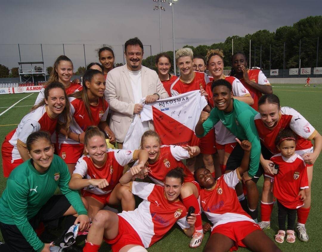 Après son large succès face à Beauvais, l'AS Monaco Football Féminin accède à la D3