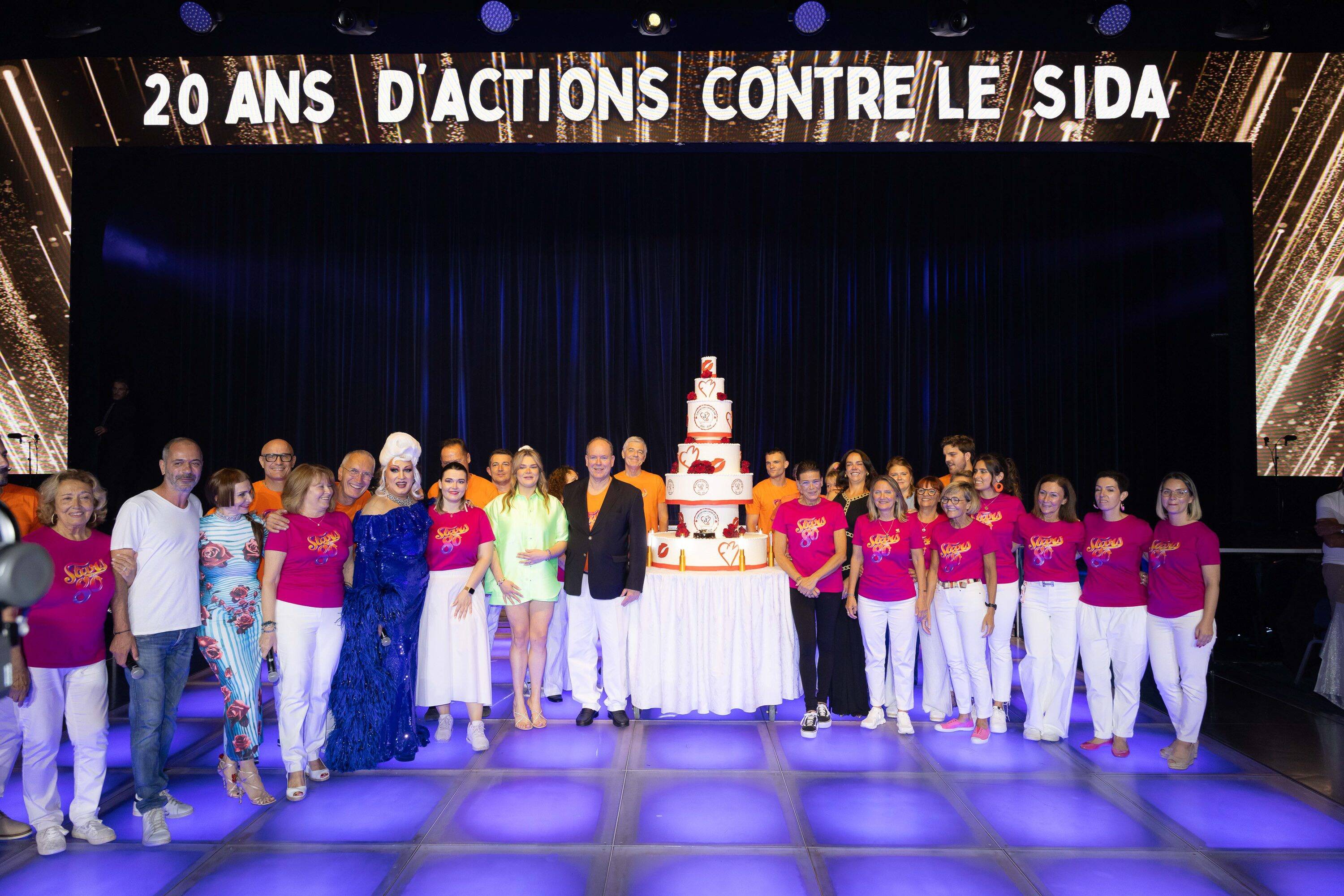 Présidente de l'association, la princesse Stéphanie fête les 20 ans d'existence de Fight Aids Monaco