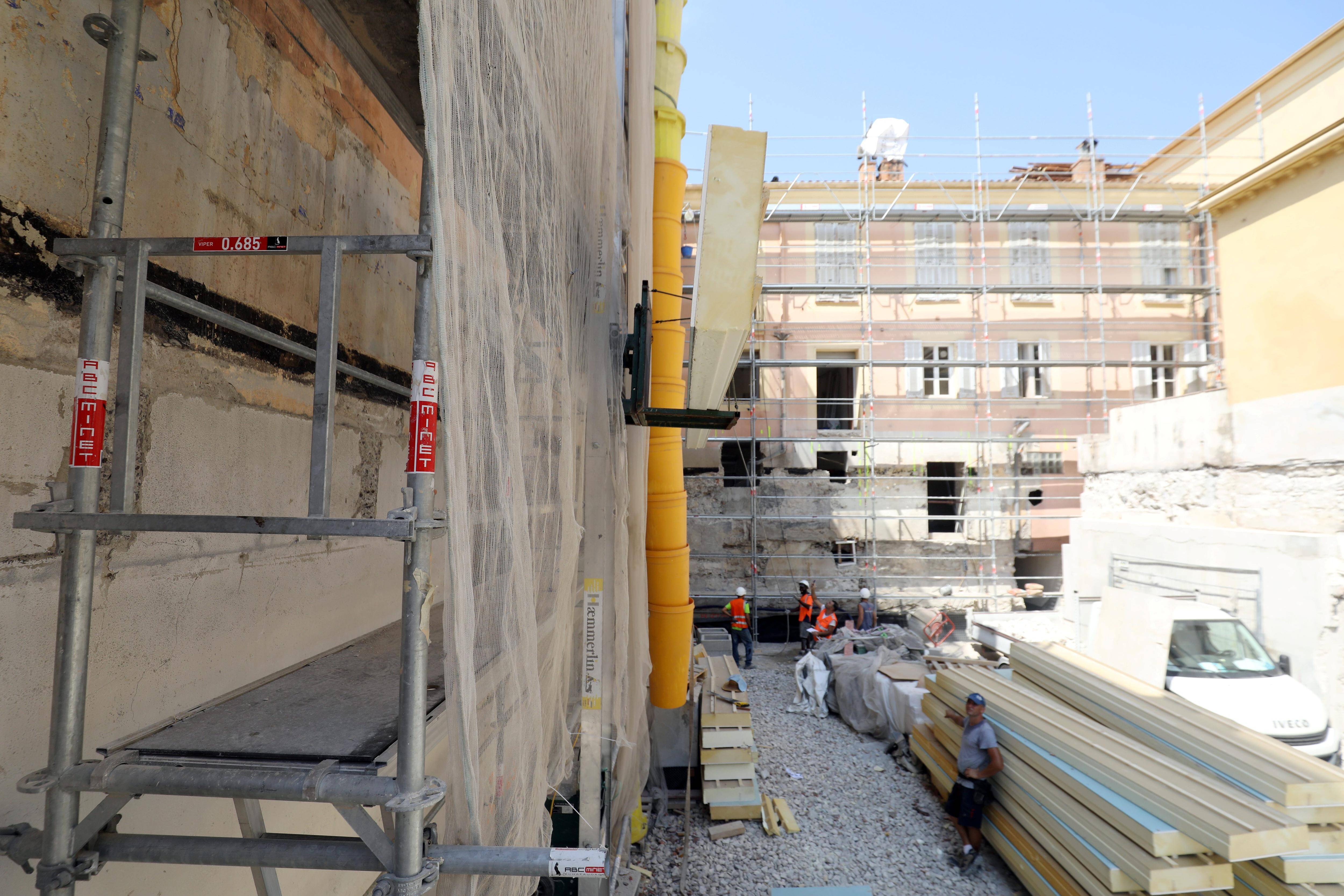 Un chantier "long et technique": où en est la construction du futur hôtel de police municipale de Menton?