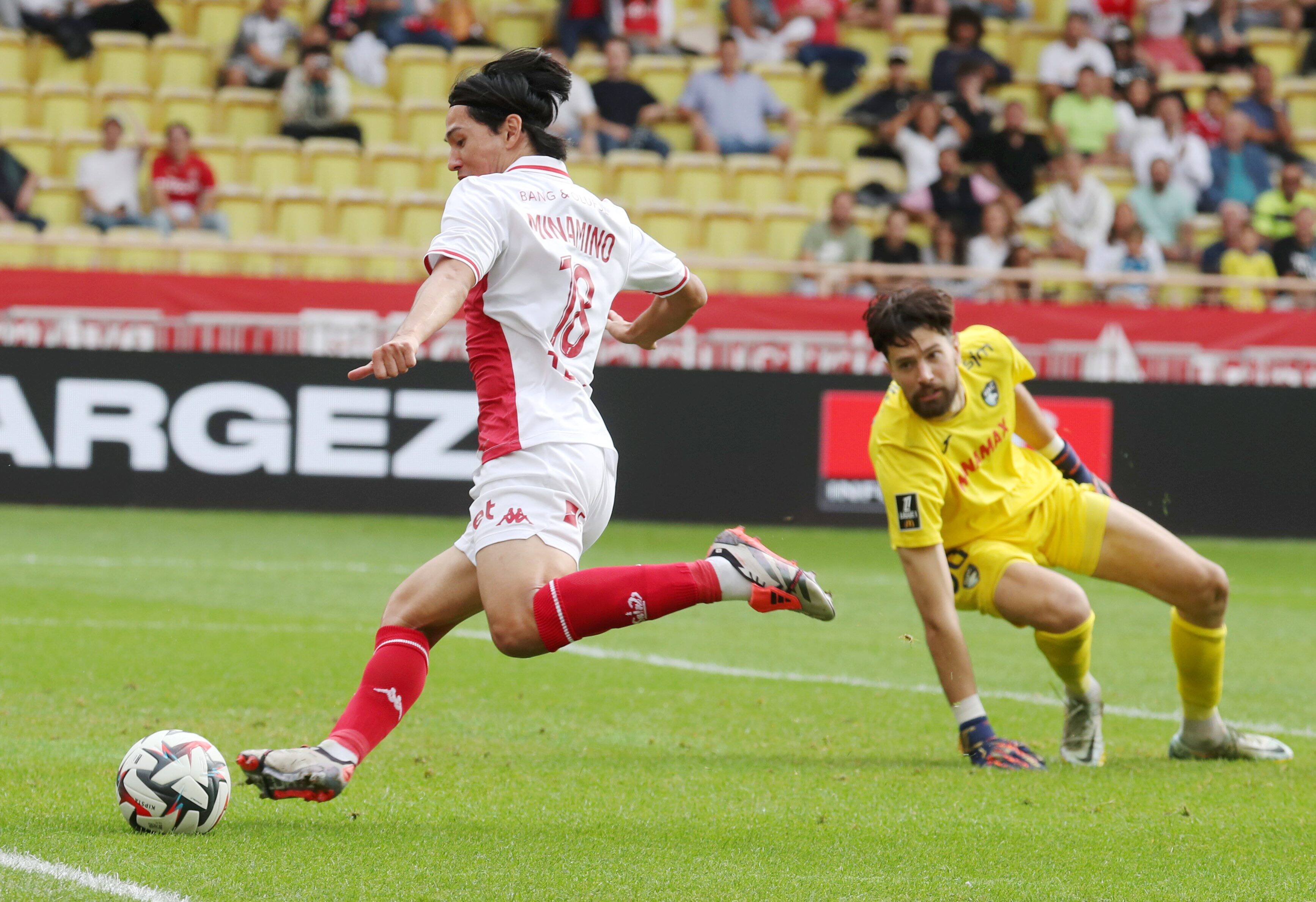 L'AS Monaco fait chuter le Havre et rejoint le PSG à la tête du classement de Ligue 1
