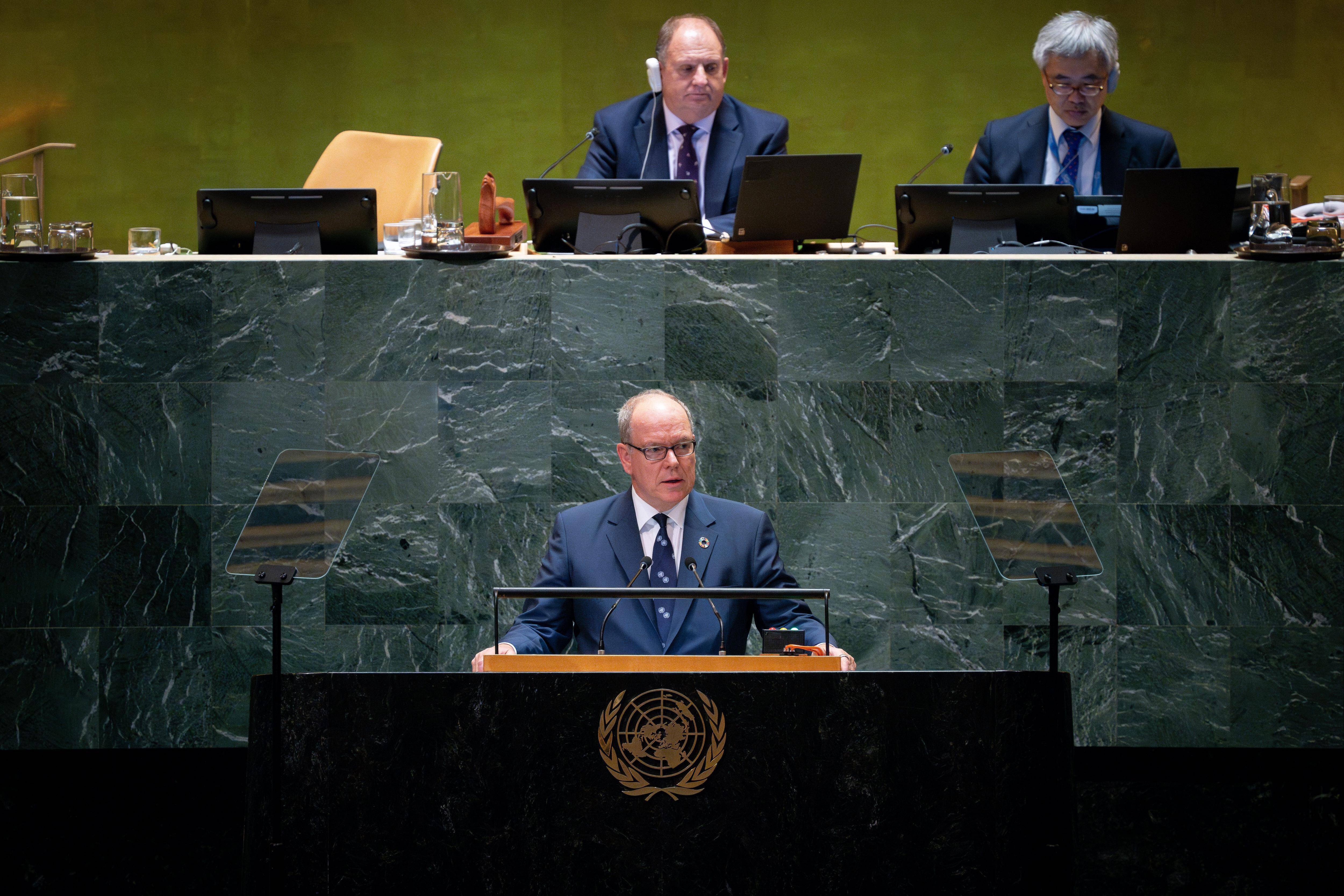 "Être lucide sur l'ampleur des tâches à accomplir": ce qu'il faut retenir du discours du prince Albert II à la tribune des Nations unies à New-York