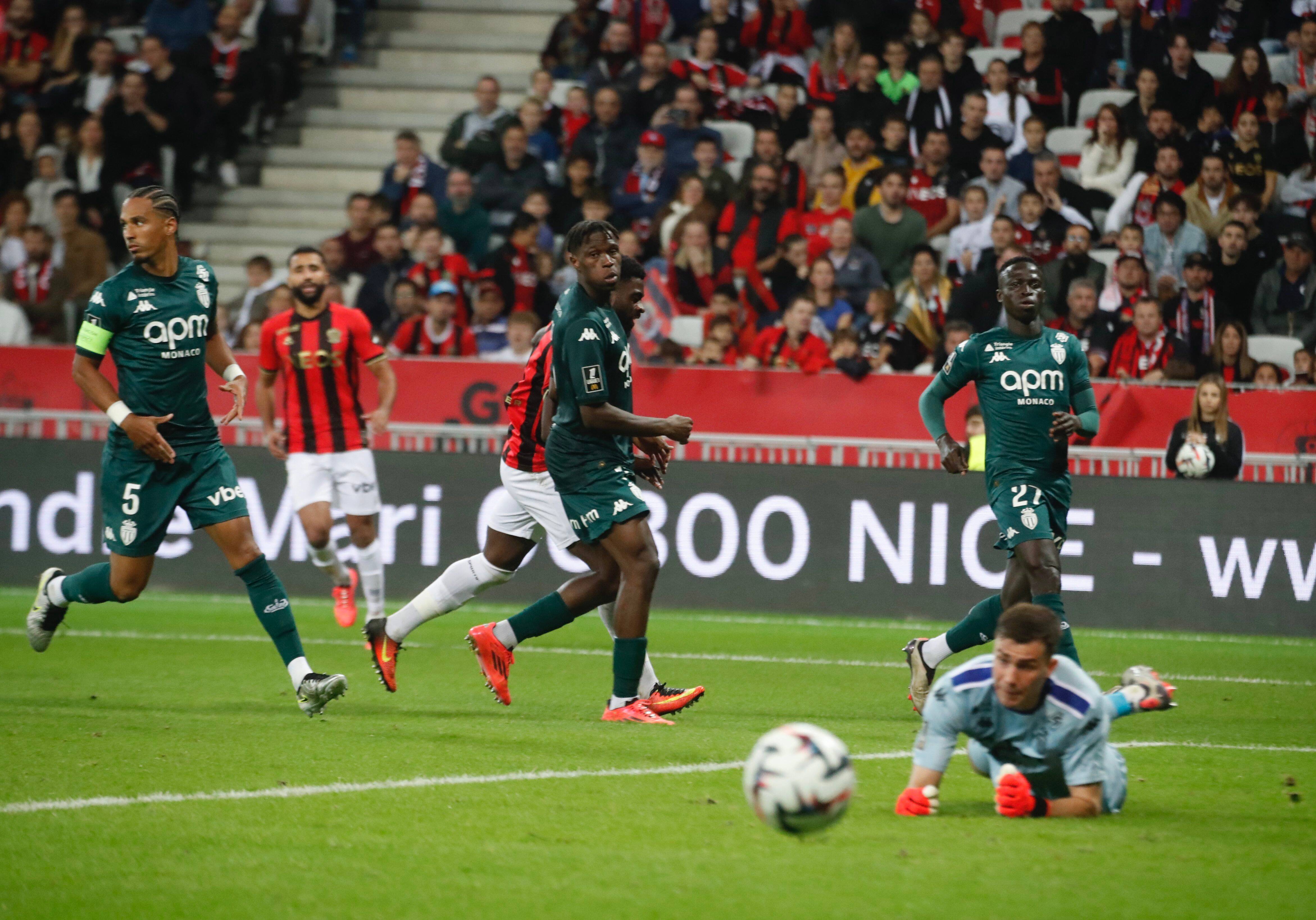 Krépin Diatta décevant, RadosBaw Majecki immense: les notes des joueurs de l'AS Monaco après le derby face à l'OGC Nice de ce dimanche