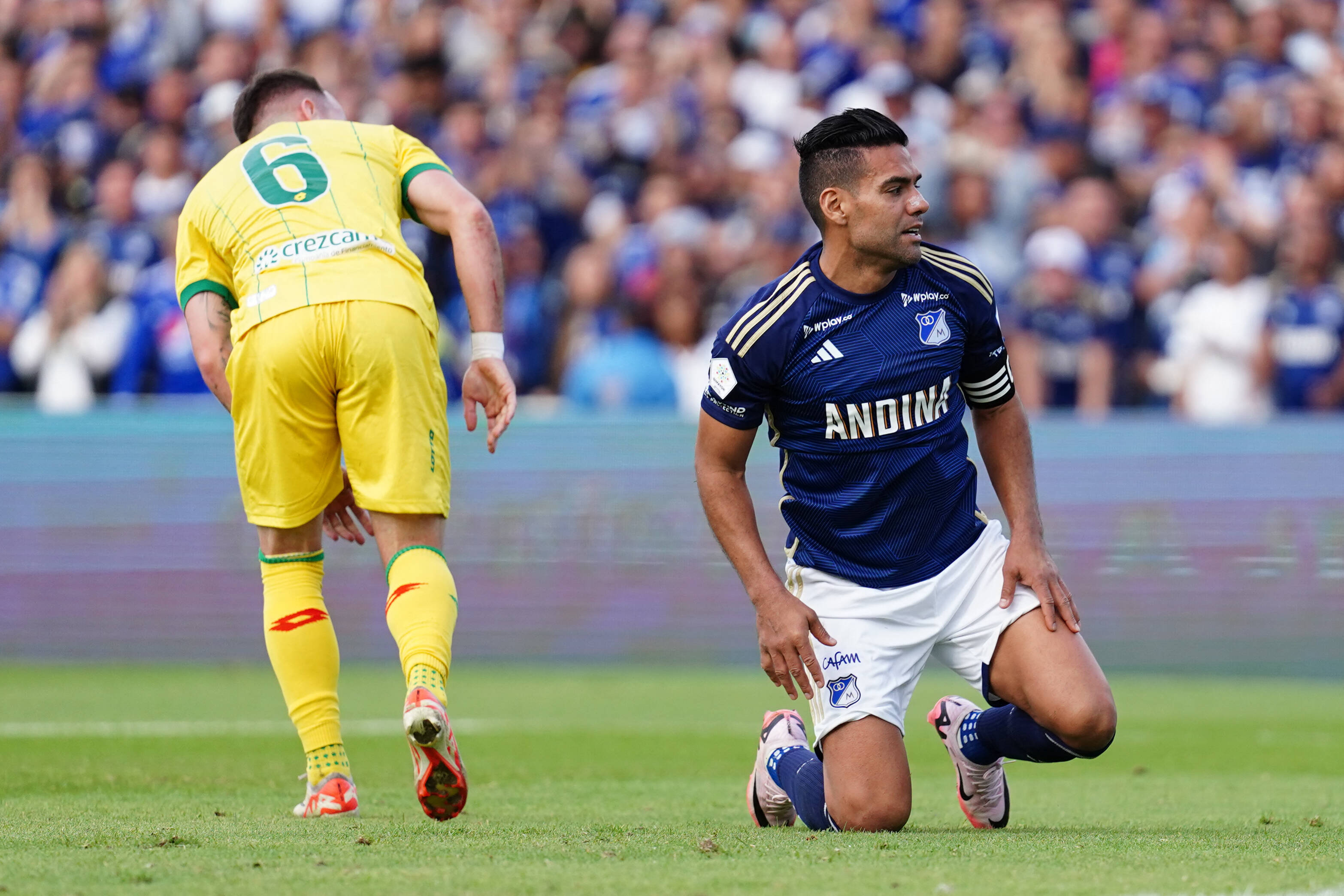 "Il joue avec une vraie intelligence": l'ex-buteur de l'AS Monaco Radamel Falcao a rejoint les Millonarios, son club formateur