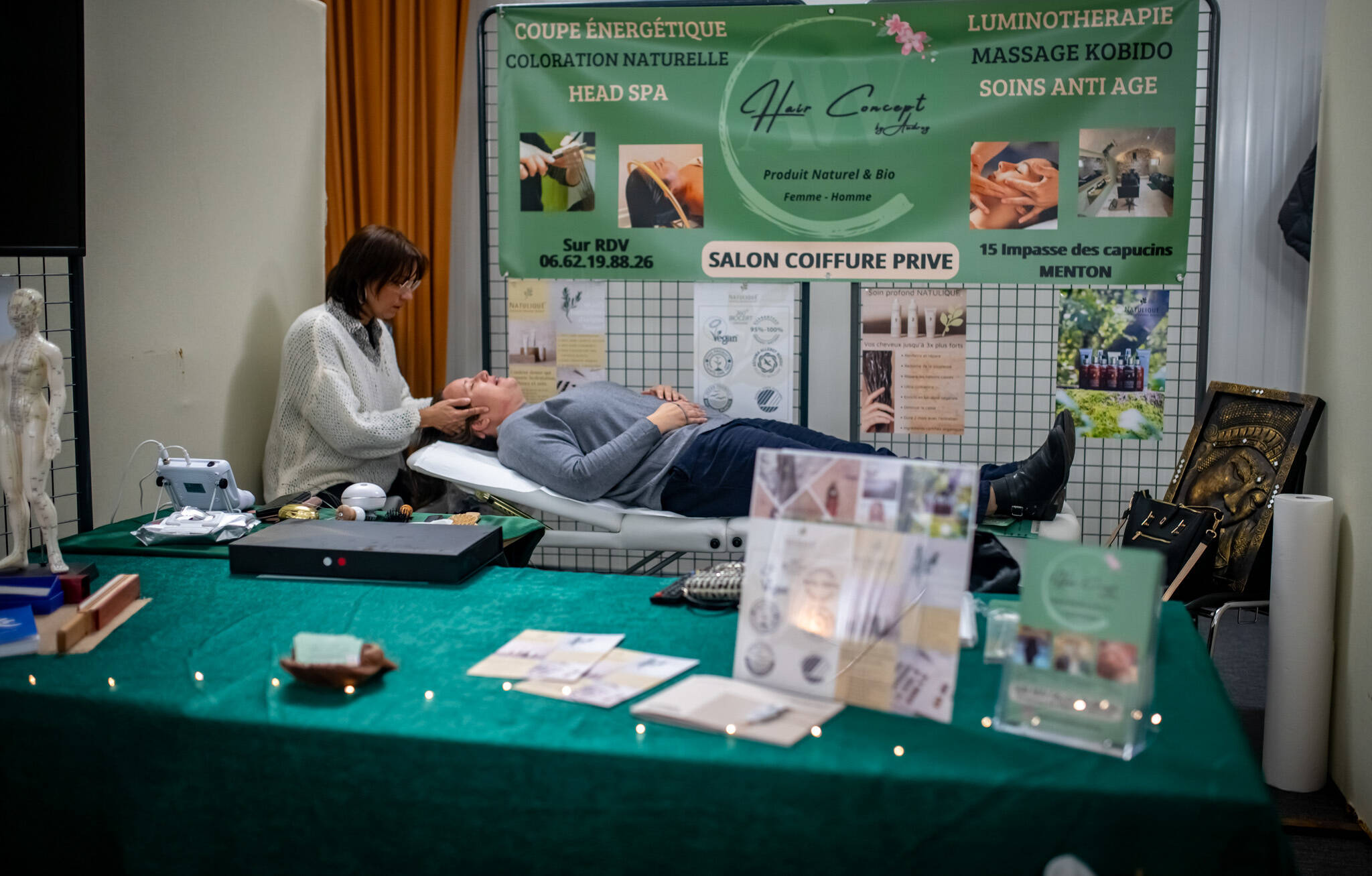 Deux ans après, le Salon du bien-être du Centre Communal d'Action Sociale a fait son grand retour ce week-end à Roquebrune-Cap-Martin