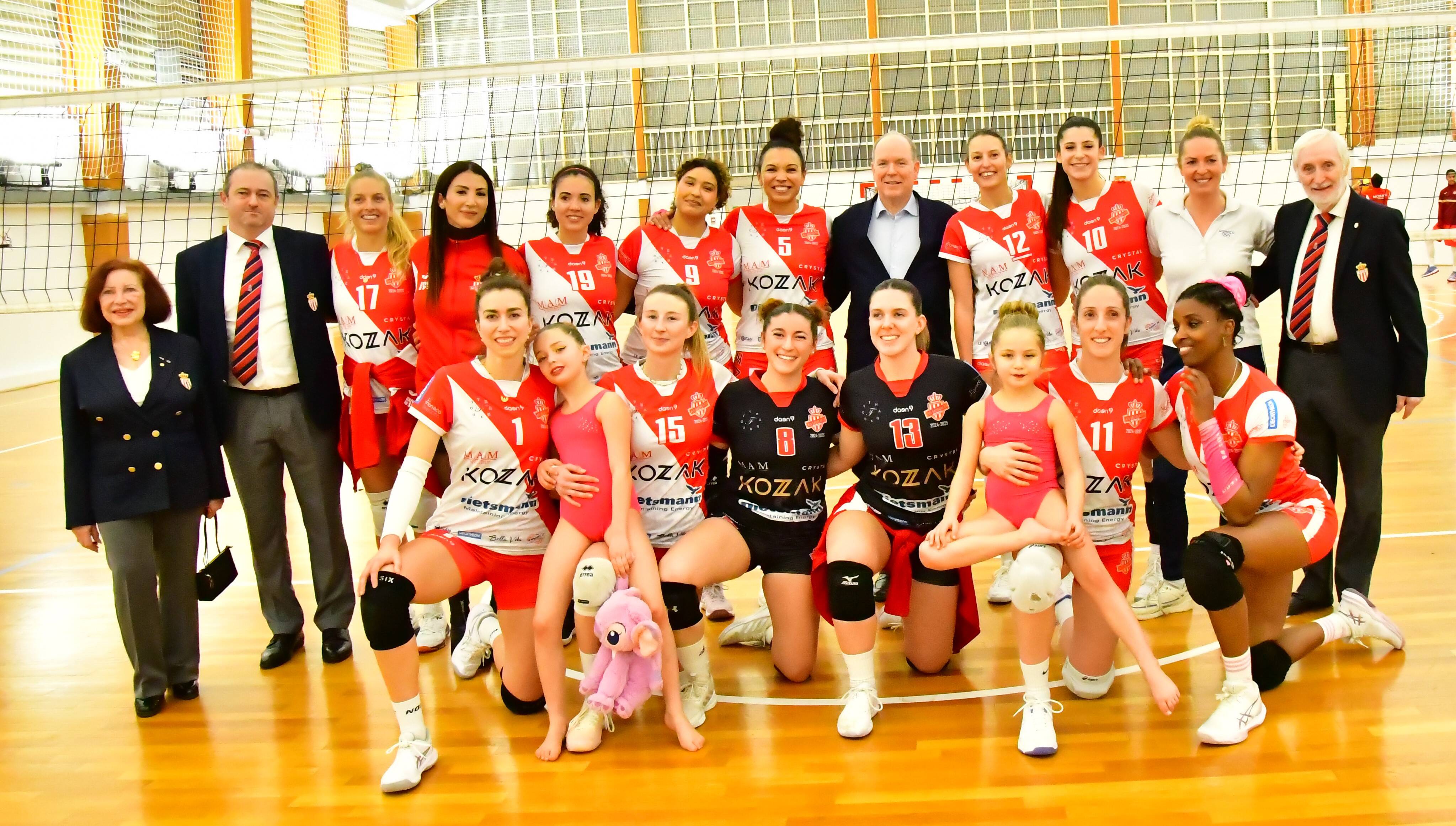 Invaincue depuis le début de la saison, l'équipe féminine de l'AS Monaco Volley "joue pour la montée" en Élite