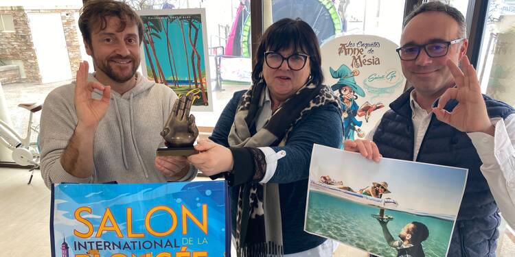 Une photo prise pour promouvoir Saint-Cyr-sur-Mer primée au salon international de la plongée sous-marine