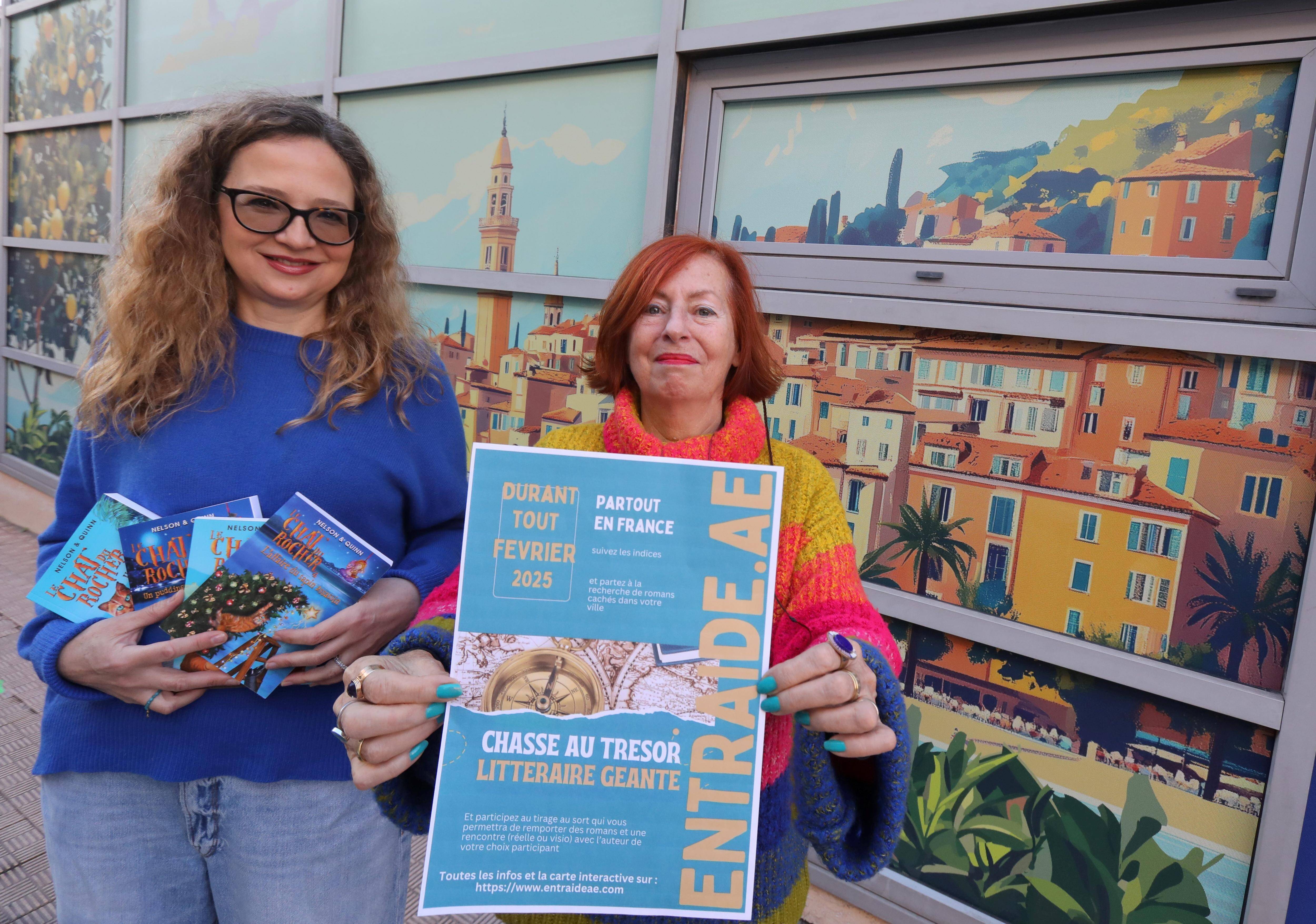 Tentez de dénicher les livres de ces deux autrices azuréennes cachés dans des lieux publics ou des commerces à Roquebrune-Cap-Martin