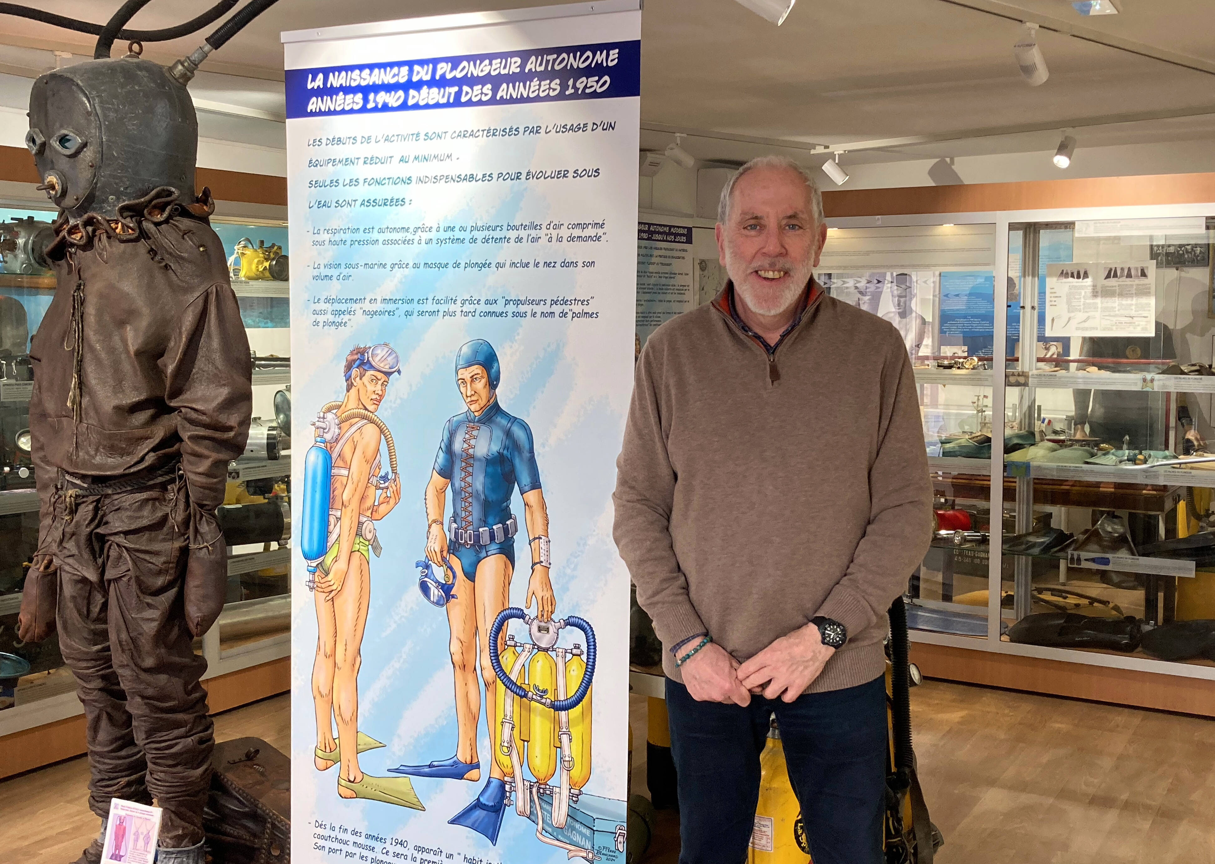 Réagencement des musées, projets en centre-ville... L'histoire de la plongée s'enrichit et voyage à Sanary