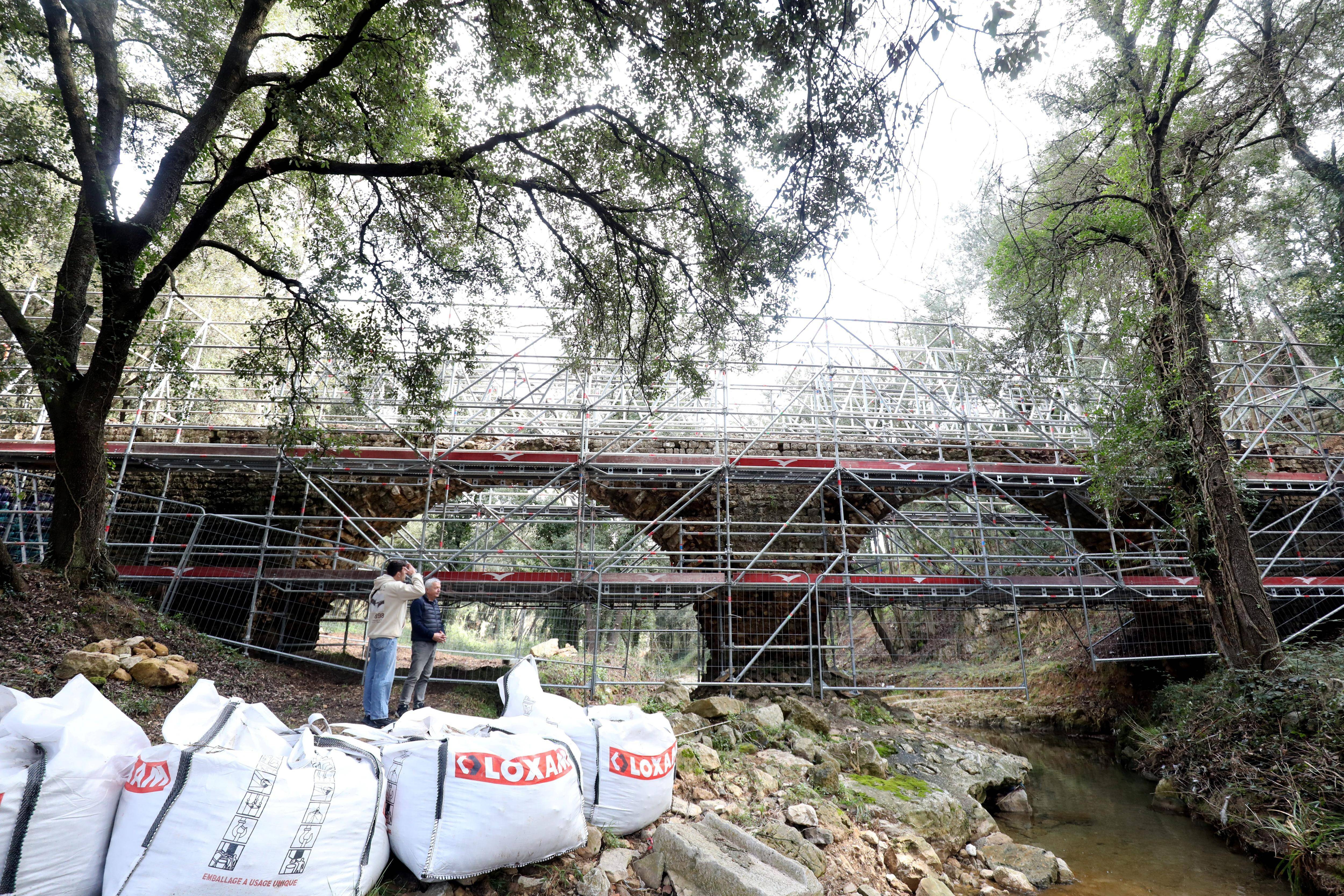 Attendus depuis plus de 50 ans, les travaux de restauration de l'aqueduc de la Bouillide ont (enfin) débuté à Valbonne