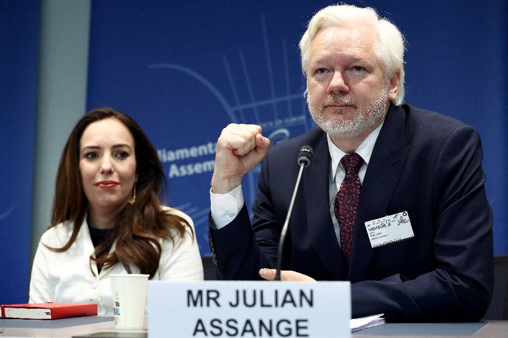 Au Conseil de l'Europe, Julian Assange plaide pour la liberté d'informer