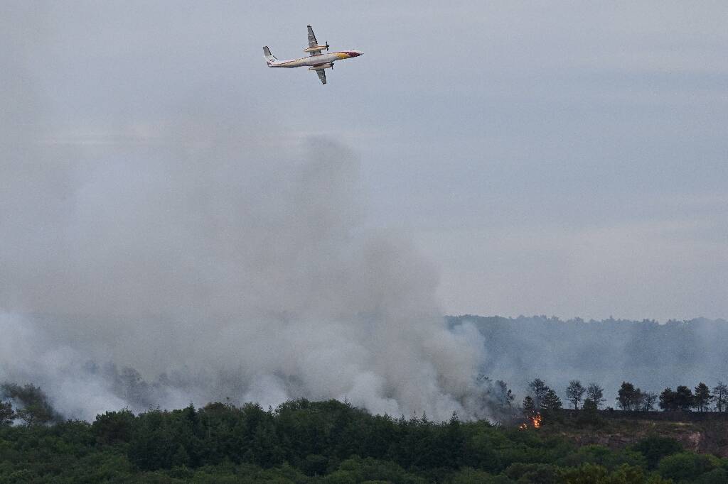 Bretagne: 100 hectares brûlés dans la forêt de Brocéliande près de Rennes