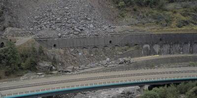 Eboulement en Savoie: réouverture de l'autoroute, le train attendra