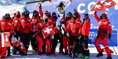 Ski alpin: Corinne Suter, madame Mondiaux, frappe encore en descente à Cortina d'Ampezzo